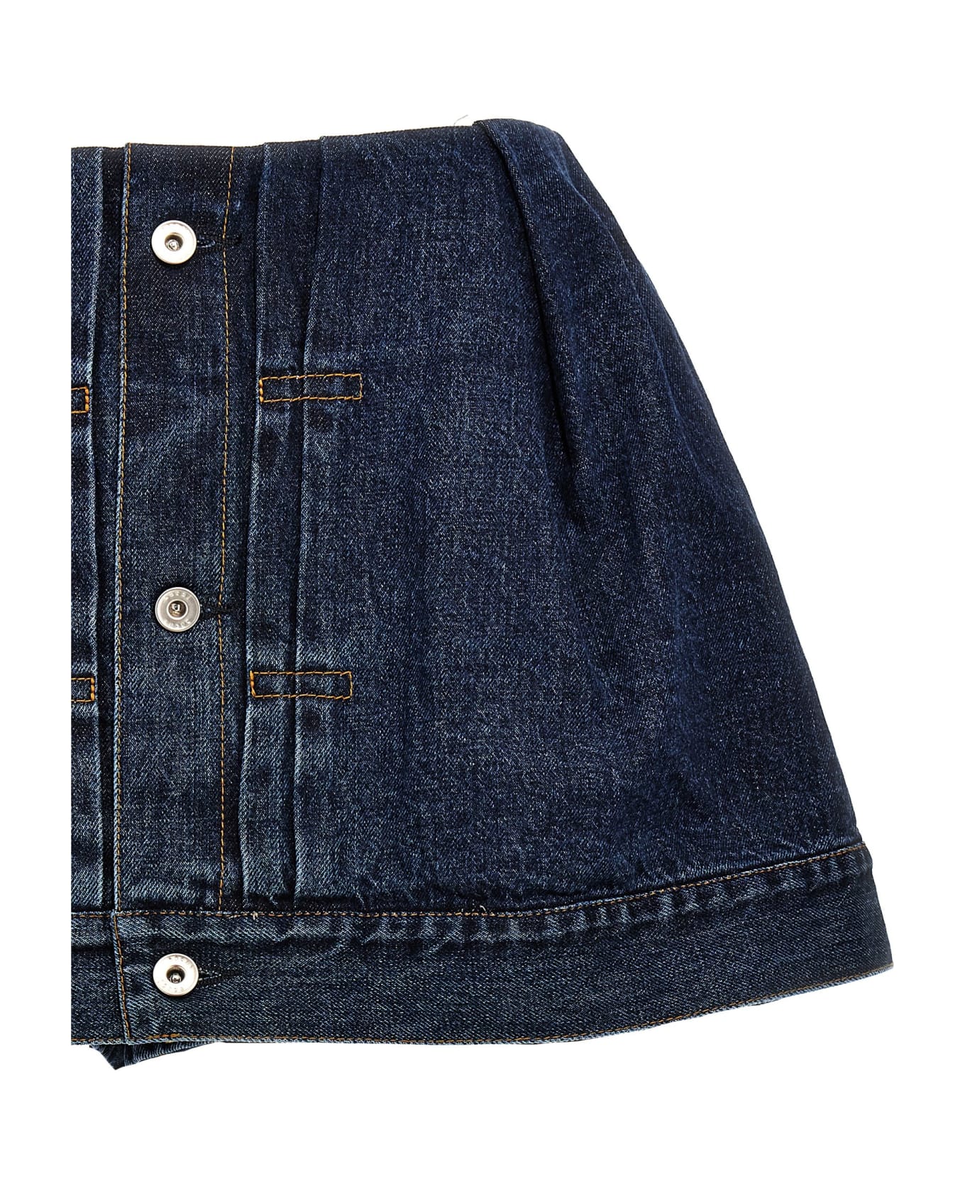 Sacai Denim Shorts - Blue ショートパンツ