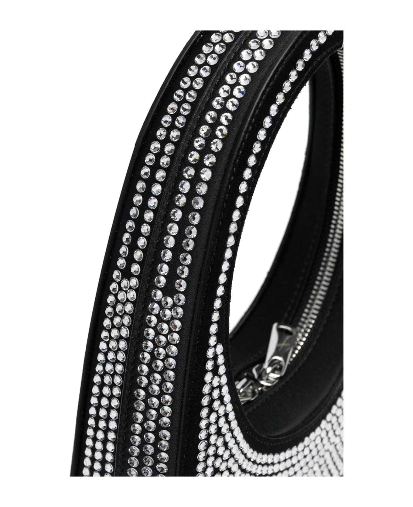Coperni Swipe Embellished Tote Bag - Bkcs Black Crystal