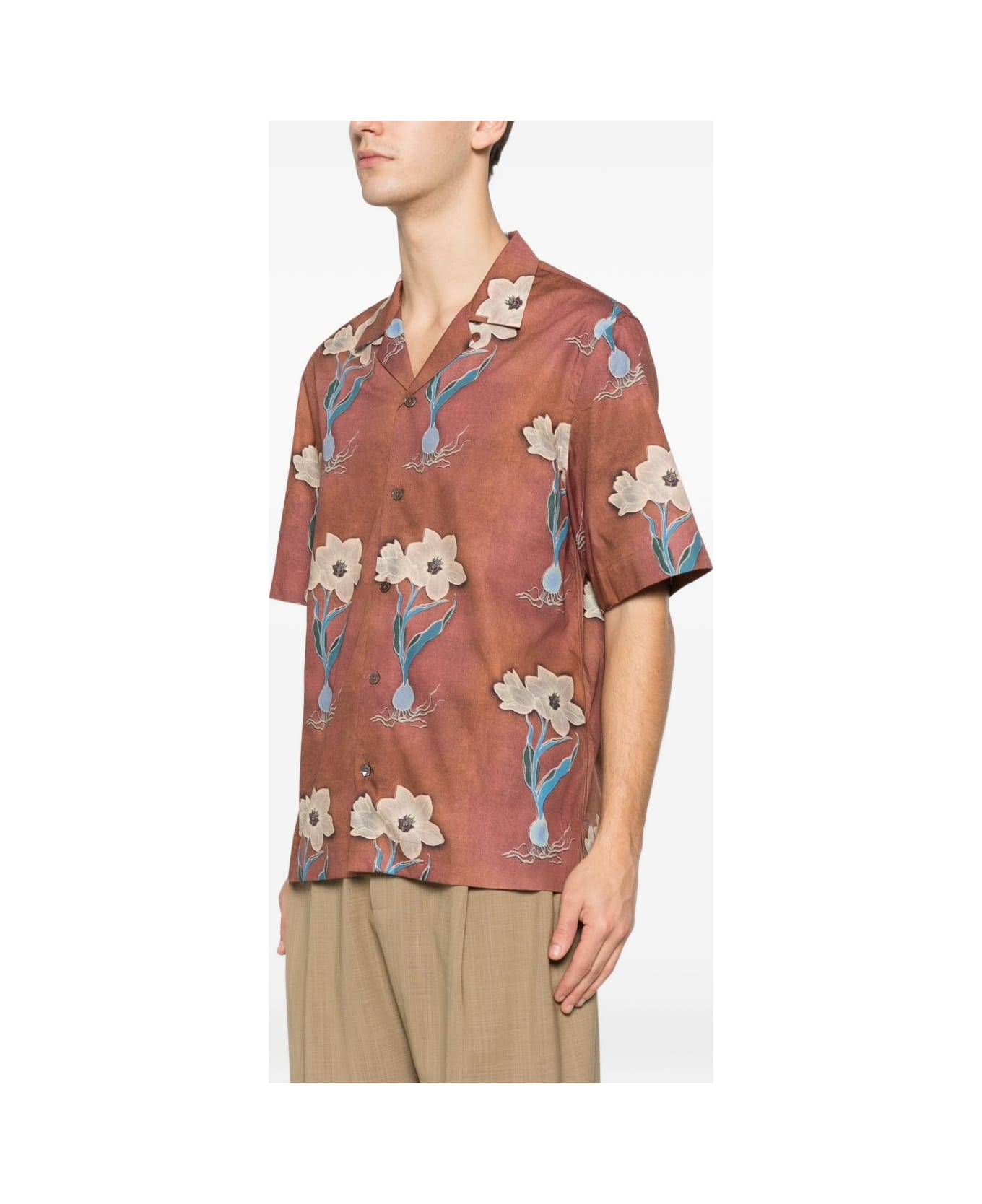 Paul Smith Printed Shirt - Orange