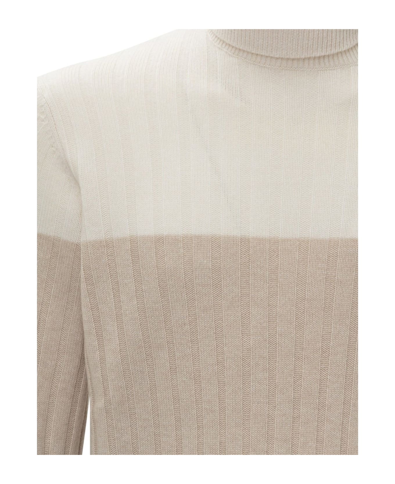 Brunello Cucinelli Wool And Cashmere Sweater - White