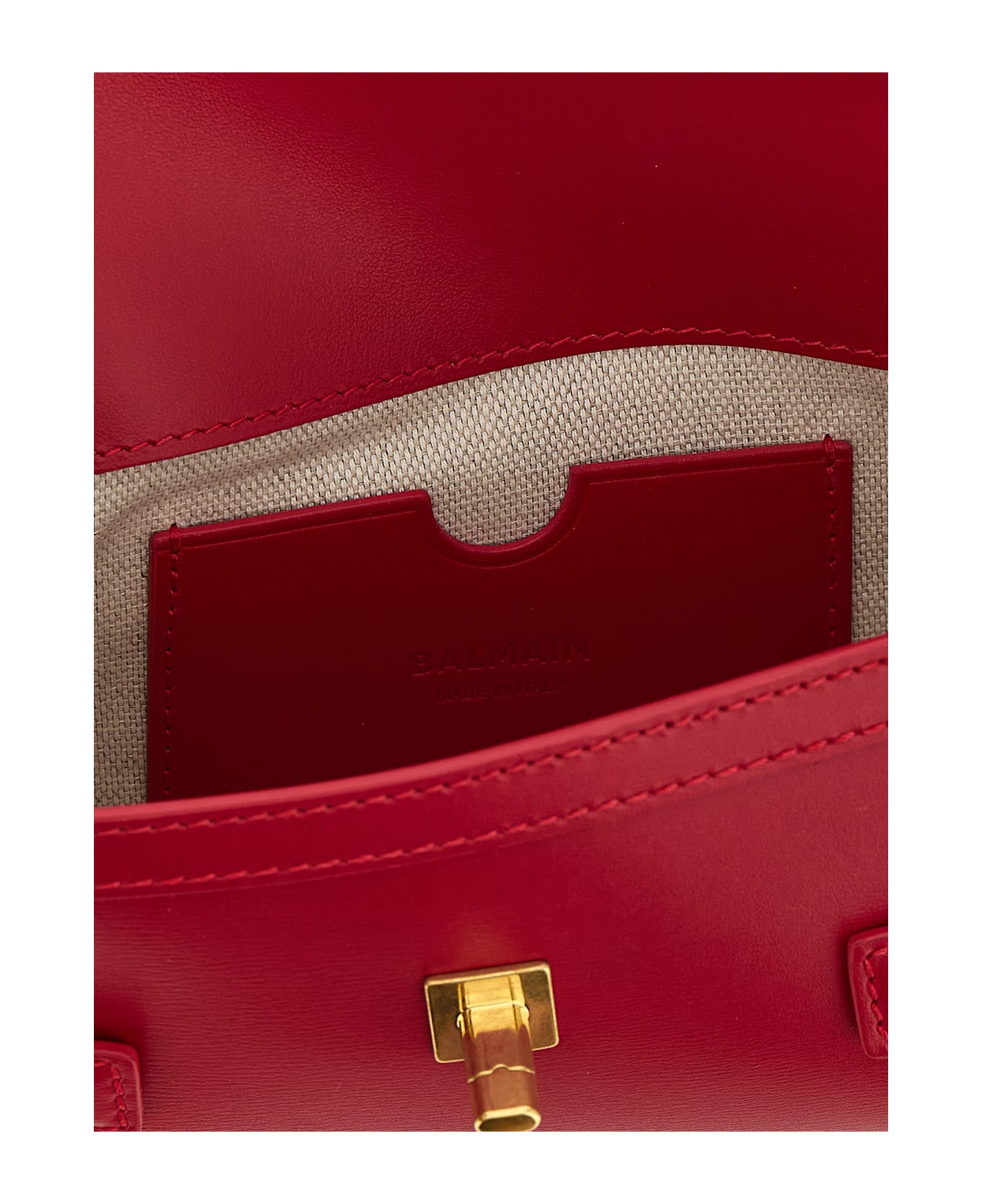 Balmain 'b-buzz 23' Clutch - Fuchsia