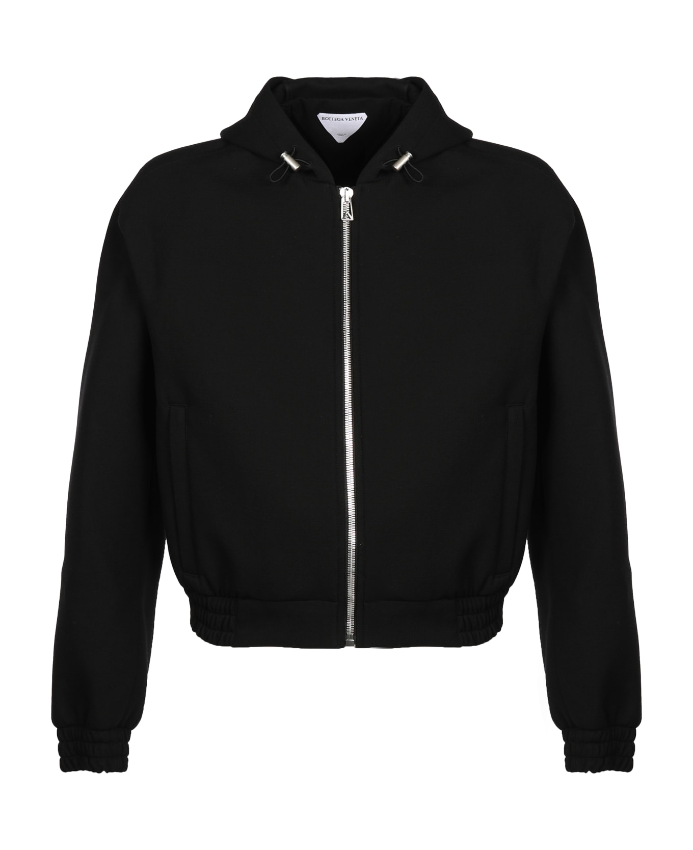 Bottega Veneta Drawstrings & Hood Jacket - Black