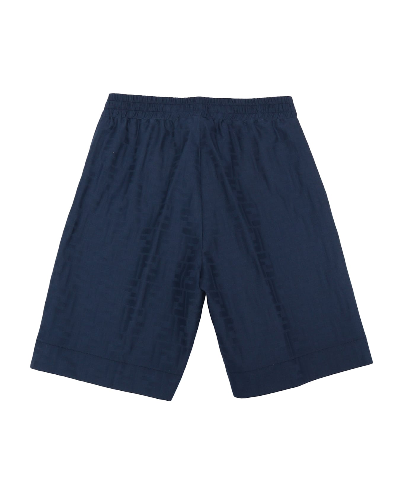Fendi Ff Cotton Shorts - MULTICOLOR