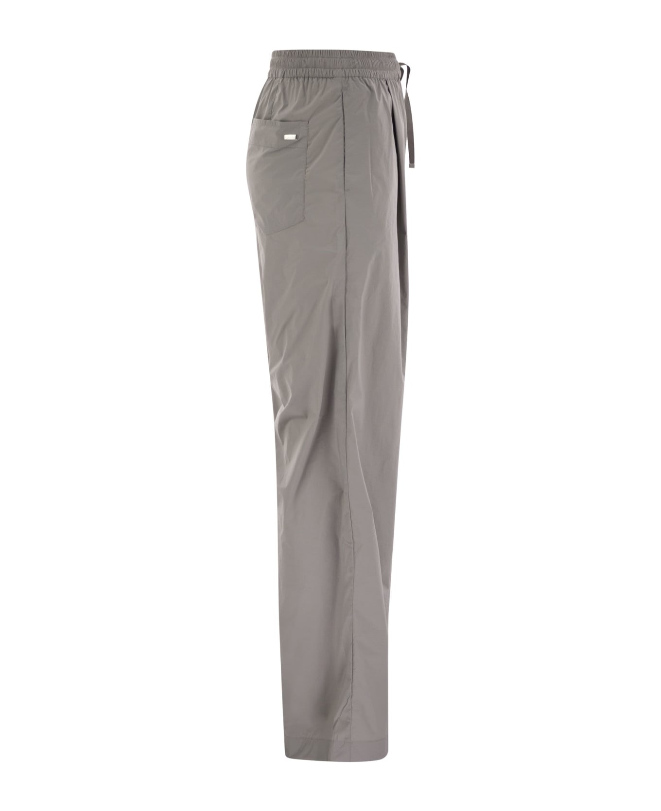 Herno Stretch Nylon Trousers - Light Grey