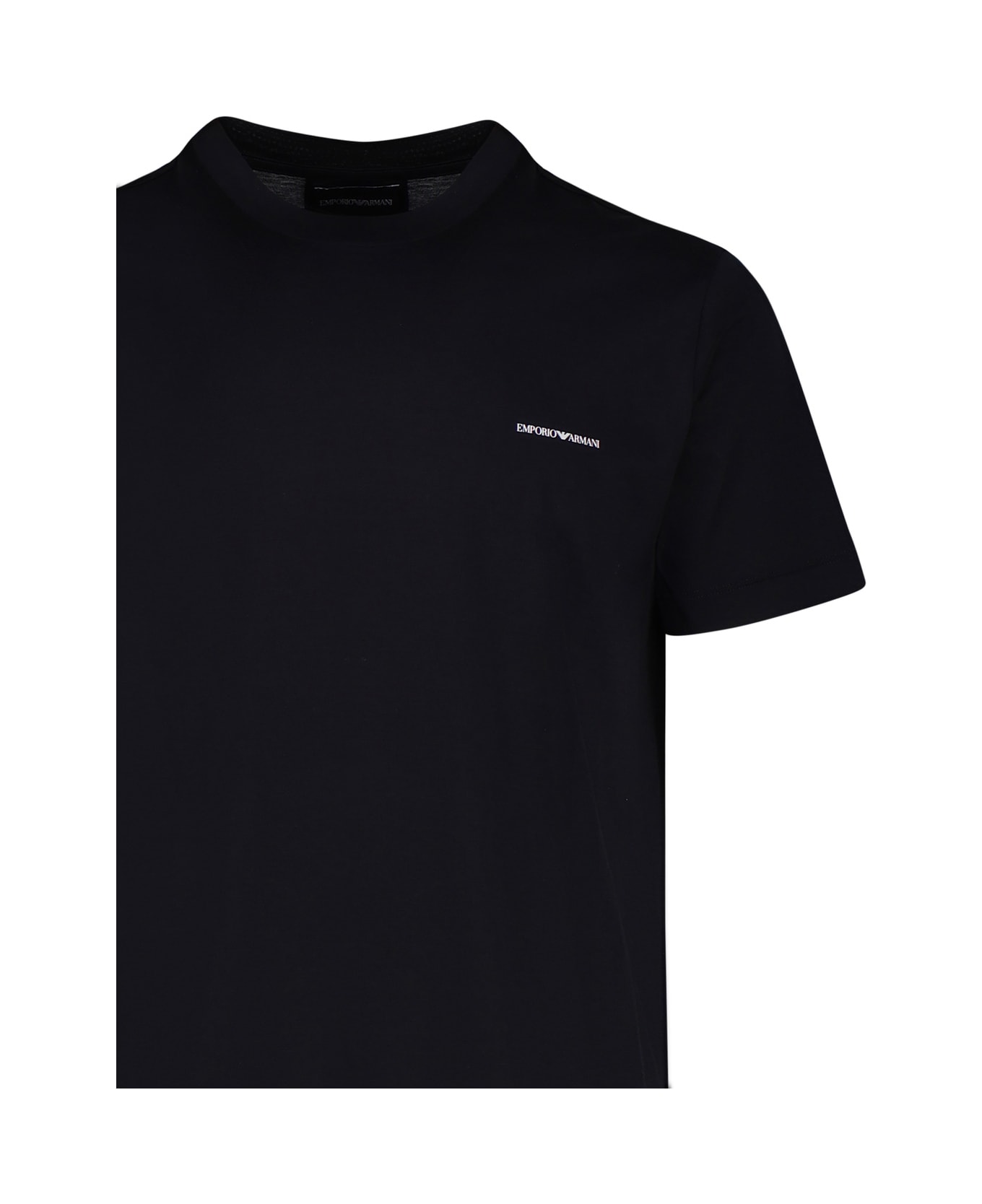 Emporio Armani Printed T-shirt - Navy Blue