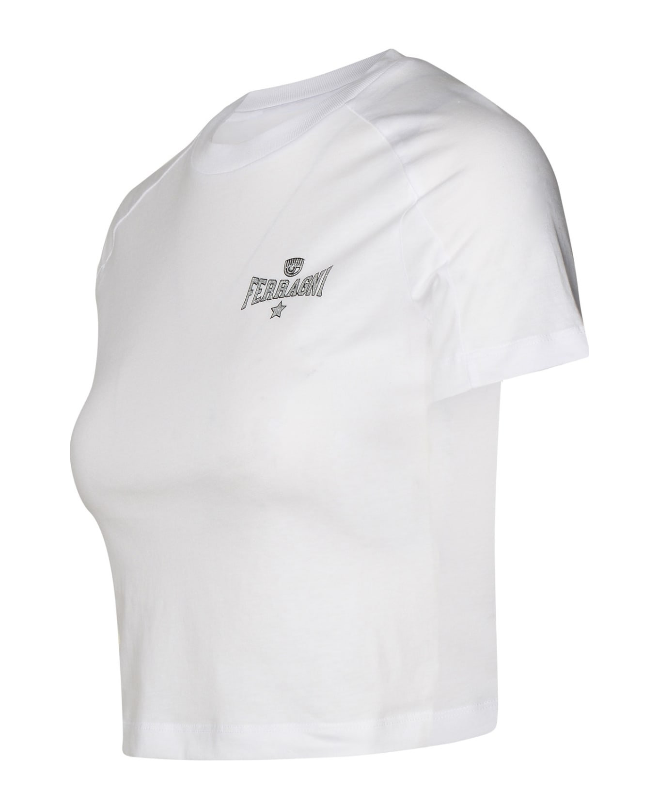 Chiara Ferragni White Cotton T-shirt - White