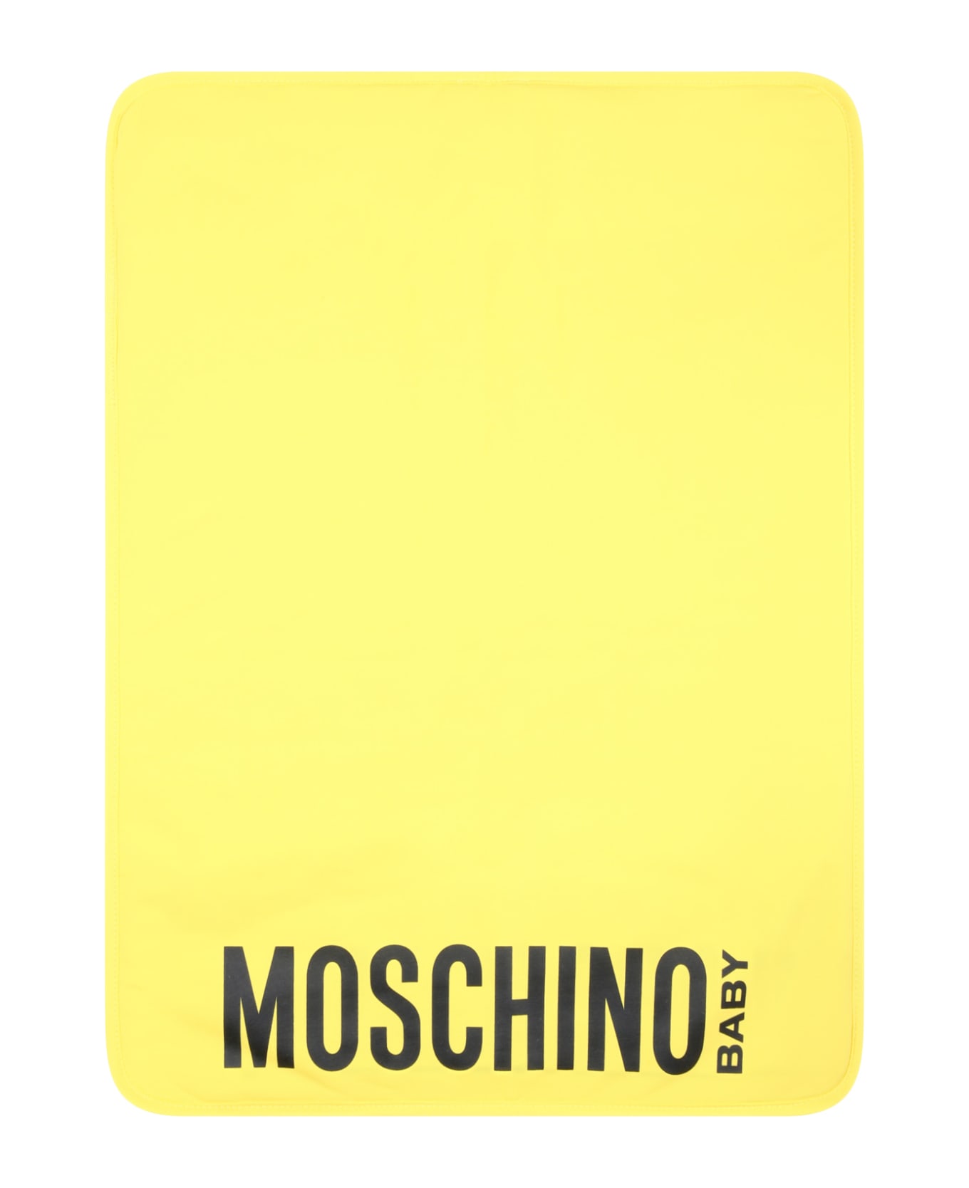 Moschino Yellow Changing-bag For Babykids With Logo - Yellow