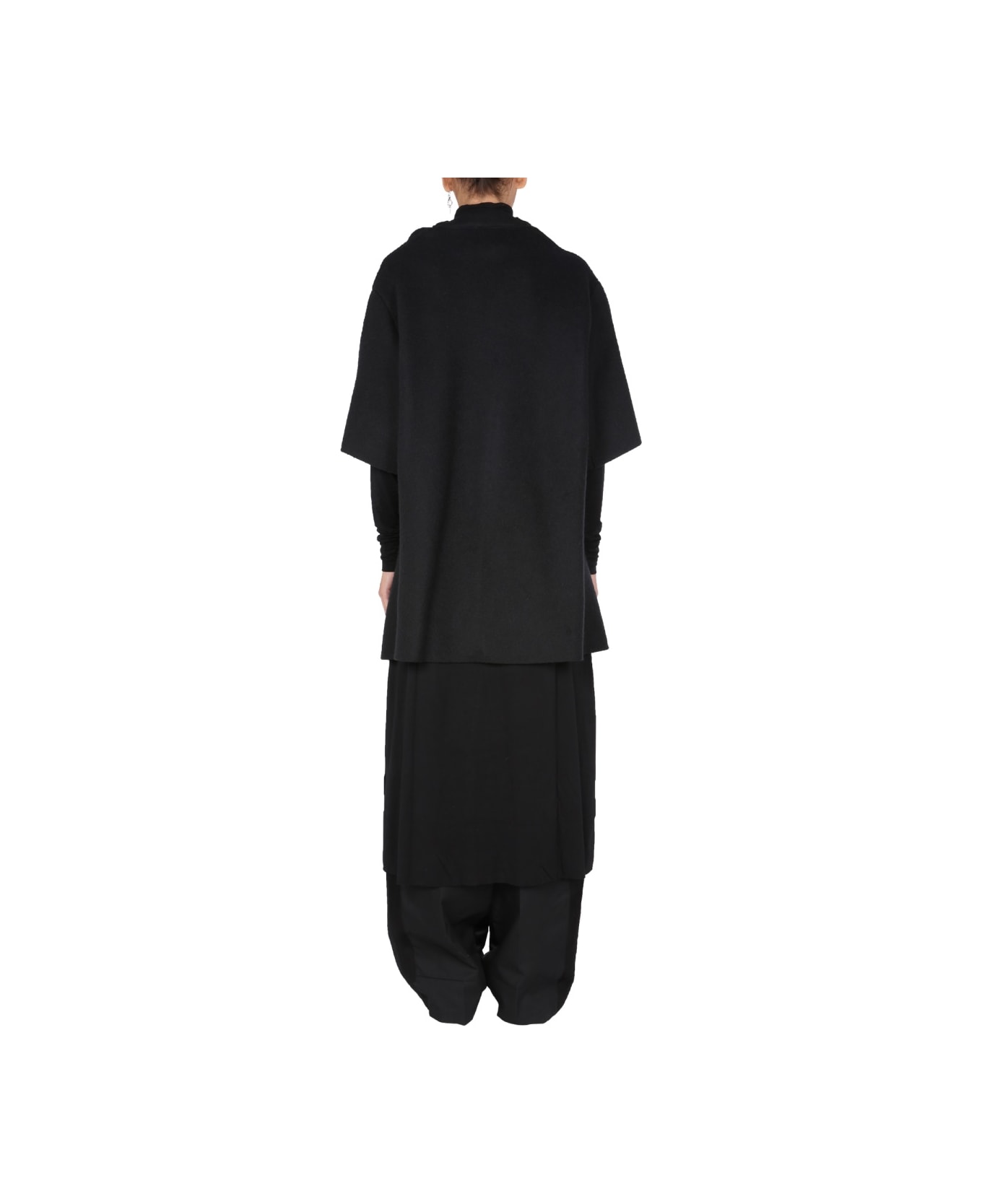 Raf Simons "ataraxia" Wool Blend Dress - BLACK