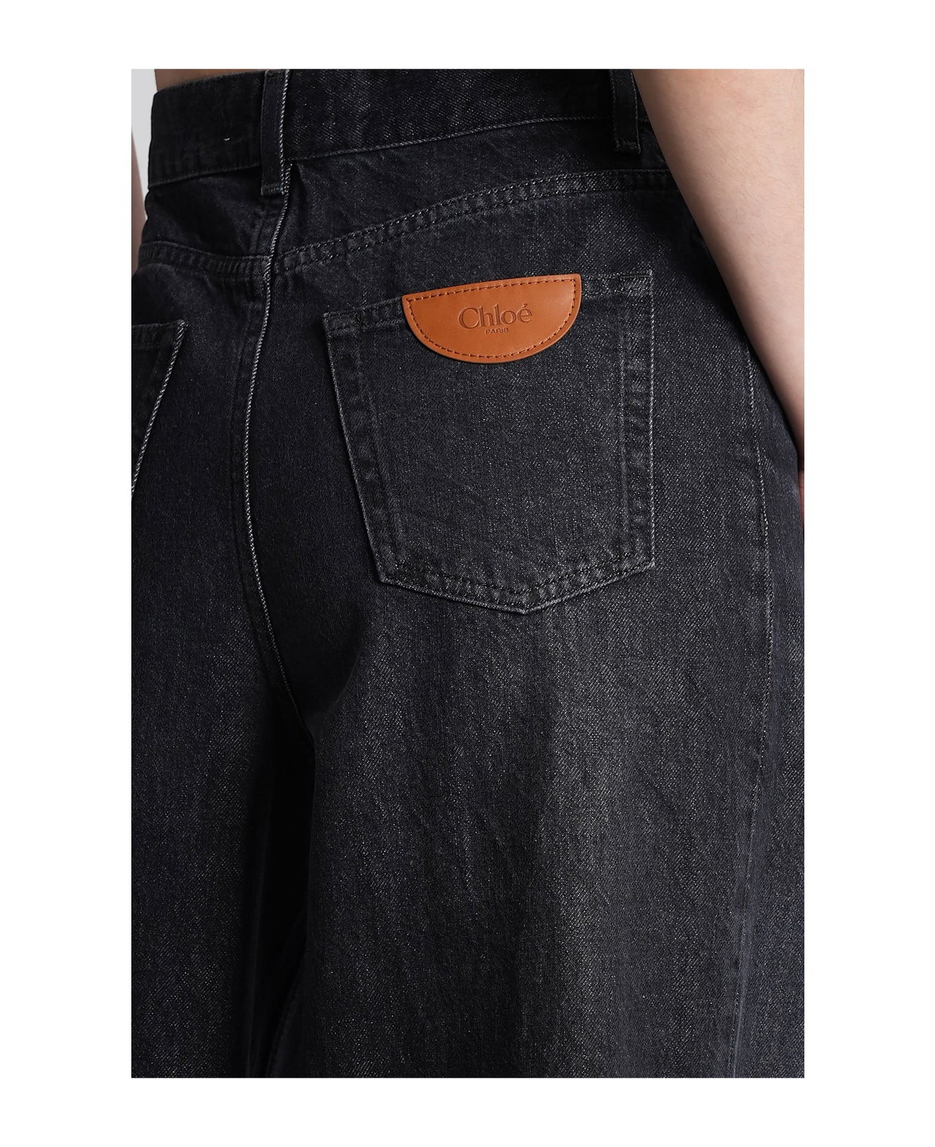 Chloé Jeans In Black Cotton - black
