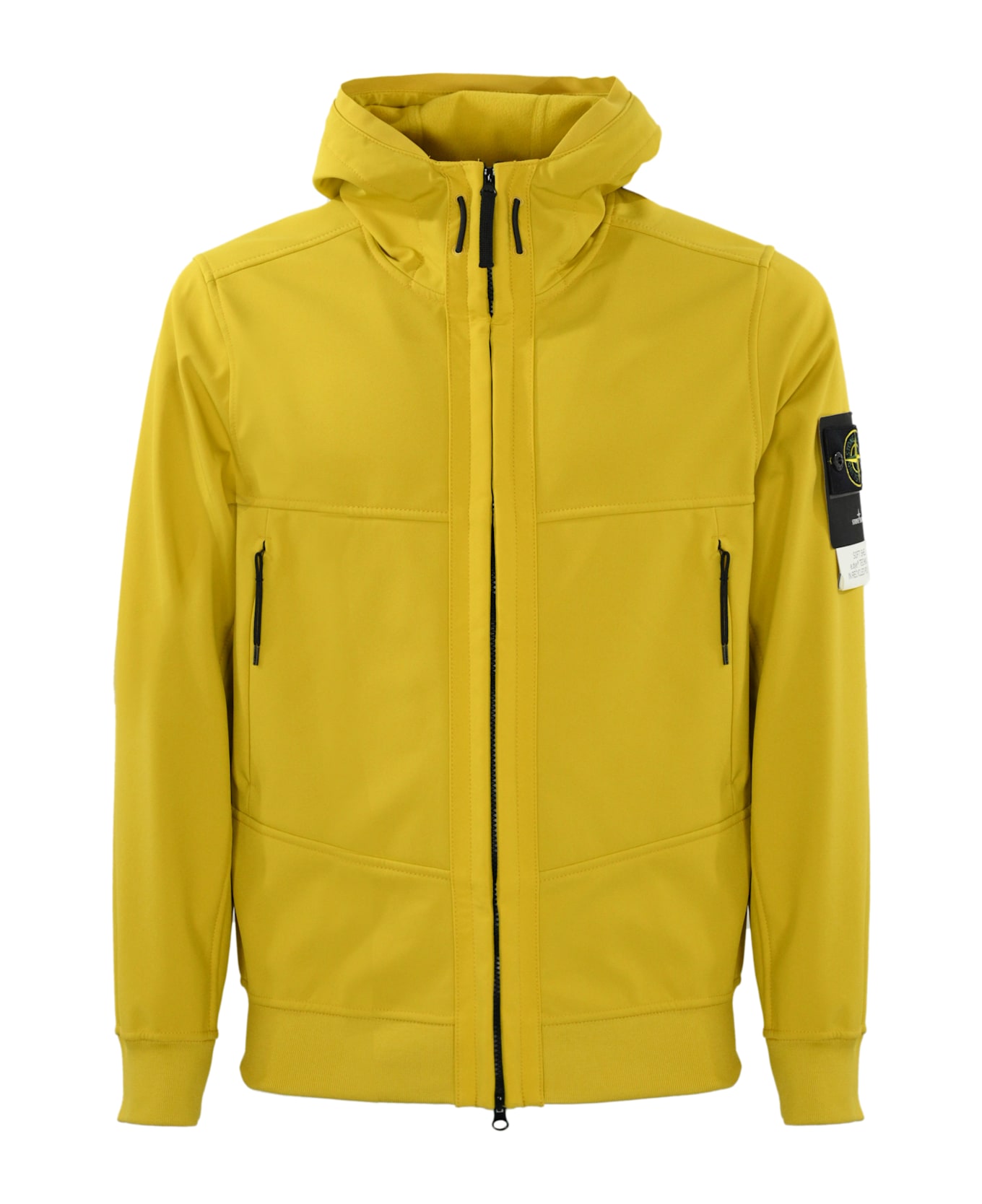 Stone Island Soft Shell-r Jacket Q0322 - Mustard