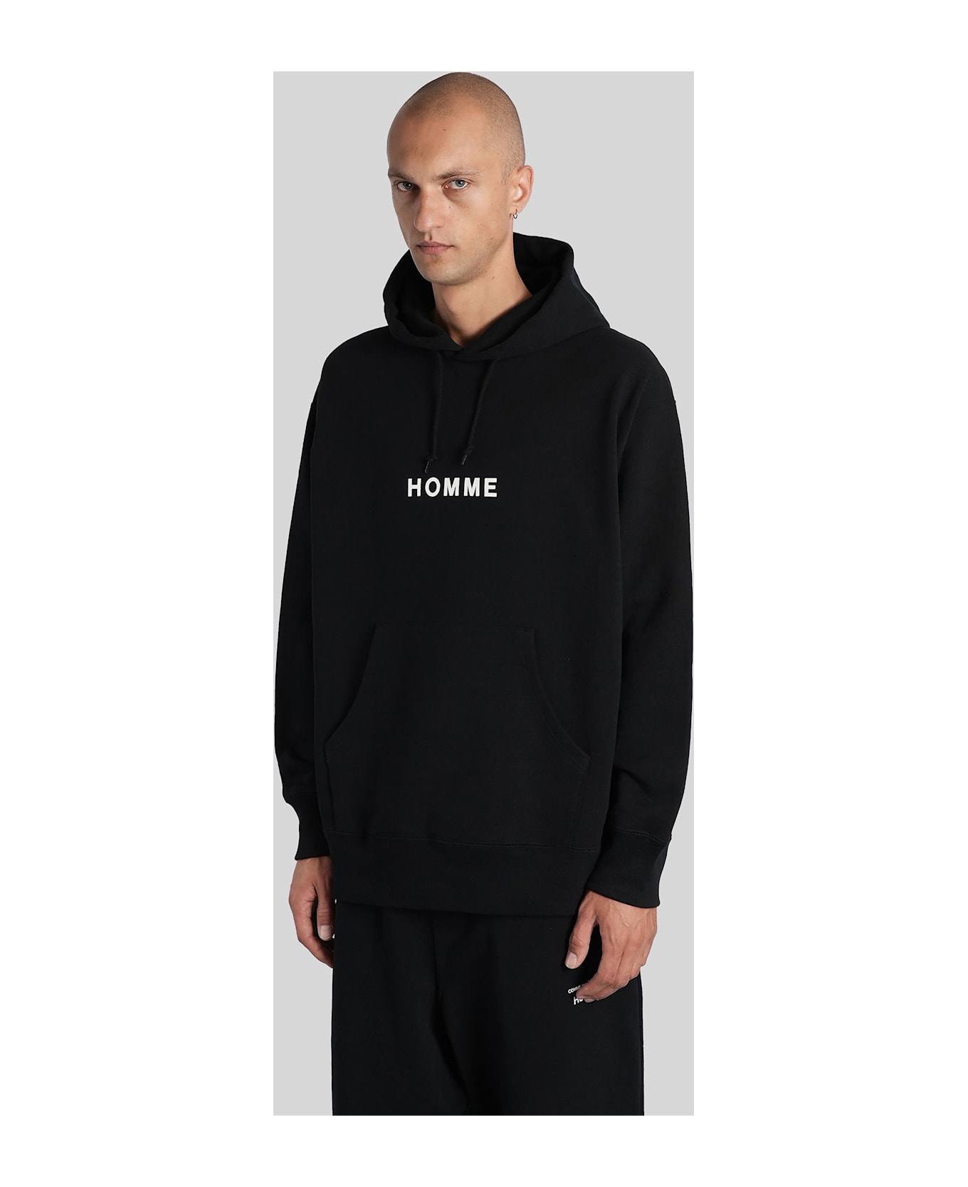 Comme des Garçons Homme Sweatshirt In Black Cotton - black