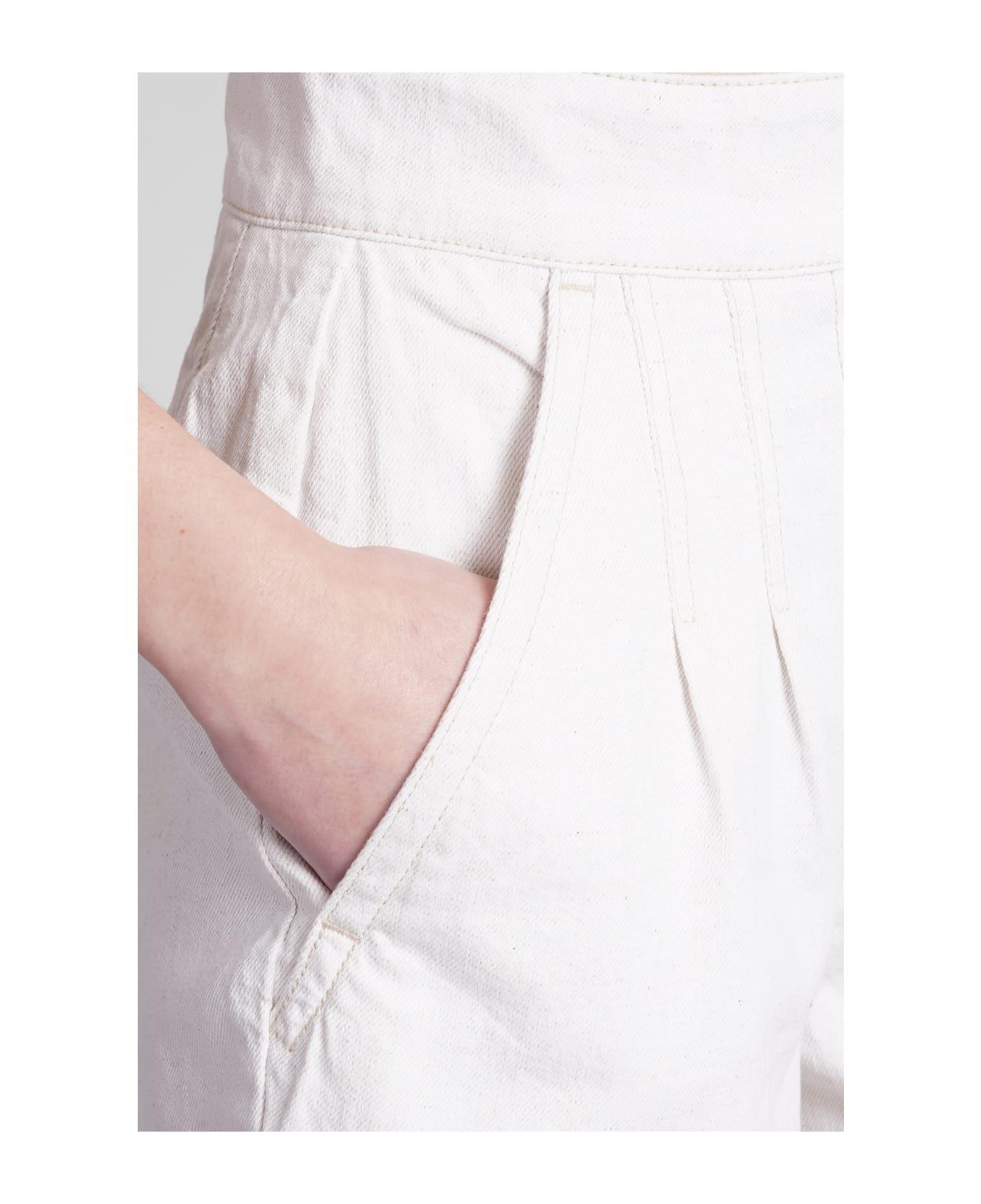 IRO Canva Shorts In Beige Cotton - beige ショートパンツ