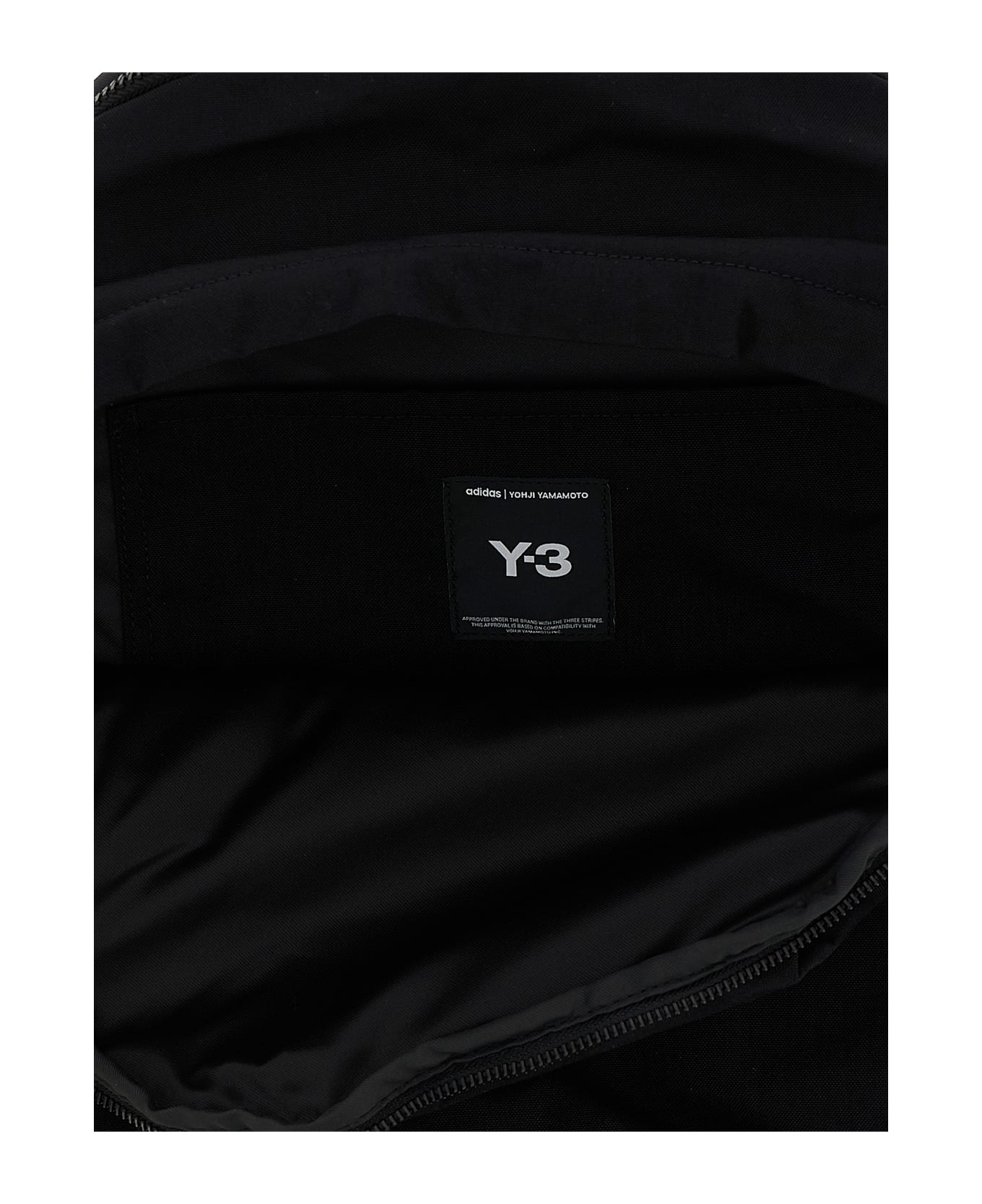 Y-3 Logo Backpack - Black  