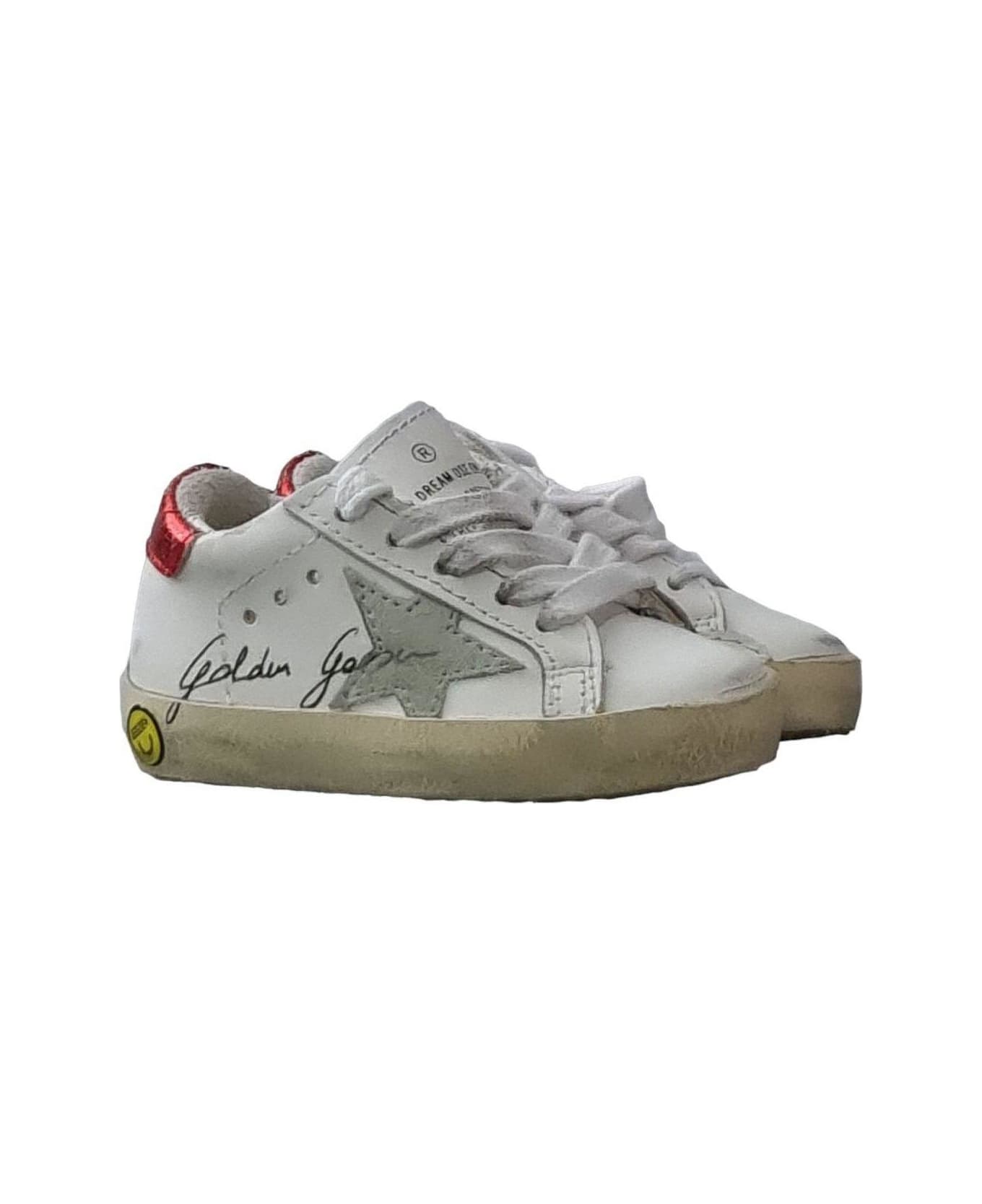 Golden Goose Round Toe Lace-up Sneakers