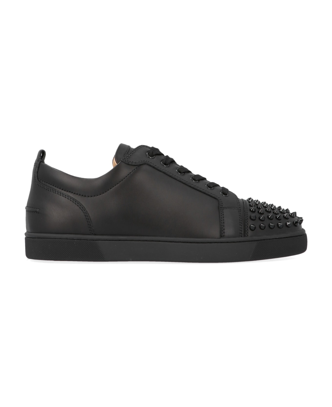 Christian Louboutin 'louis Jr. Spikes' Sneakers - Black