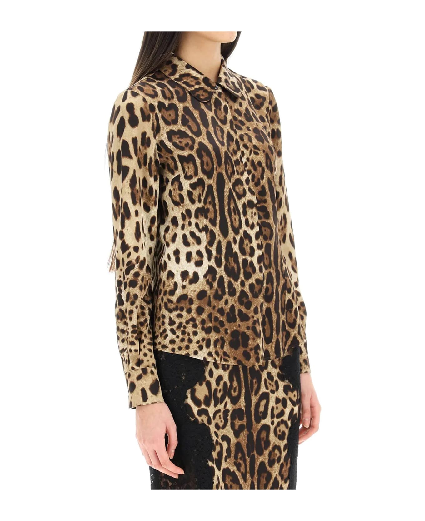 Shirts Dolce & Gabbana - Animal print shirt - F5I01TFS1GTHY13M