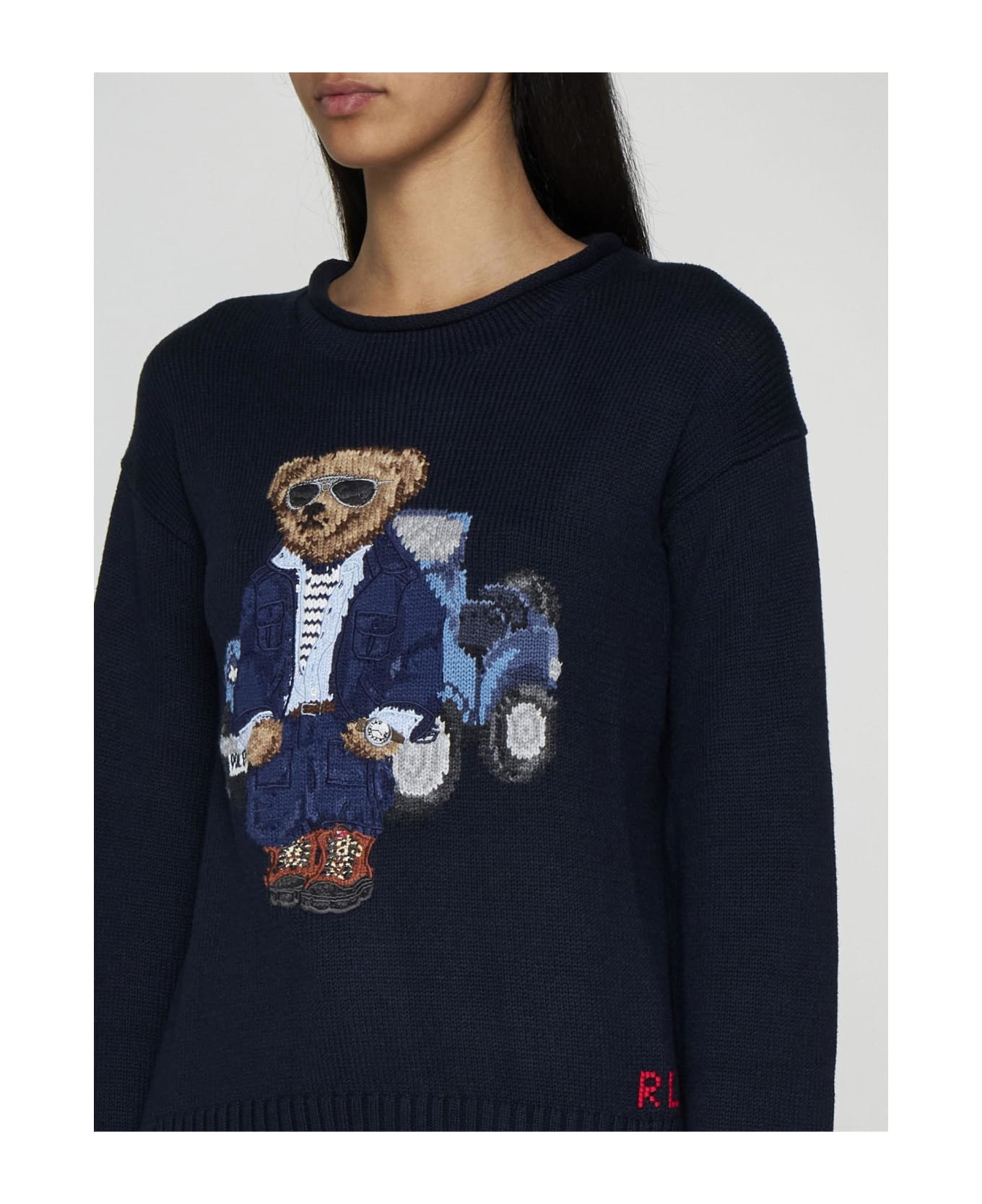Ralph Lauren Bear Cotton Sweater ニットウェア