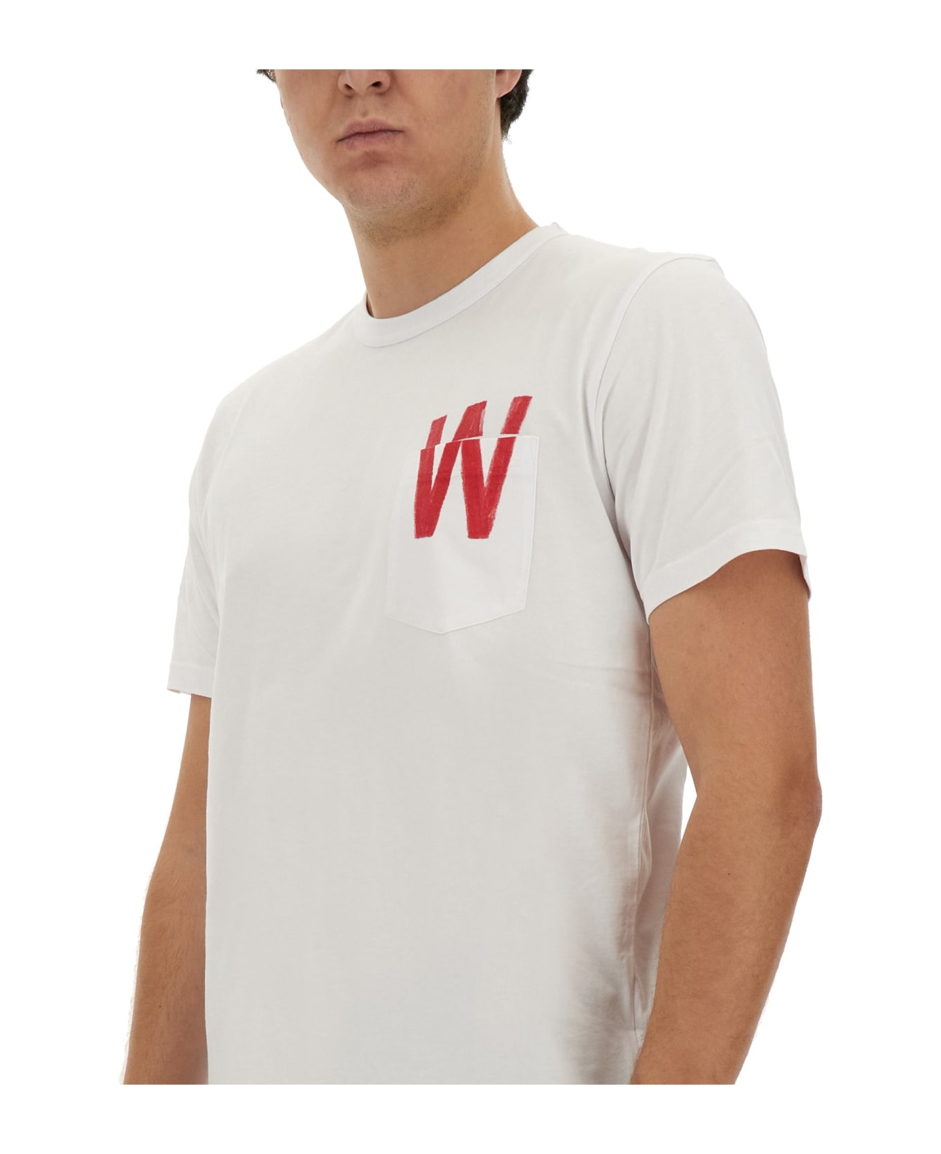 Woolrich T-shirt With Logo - BIANCO