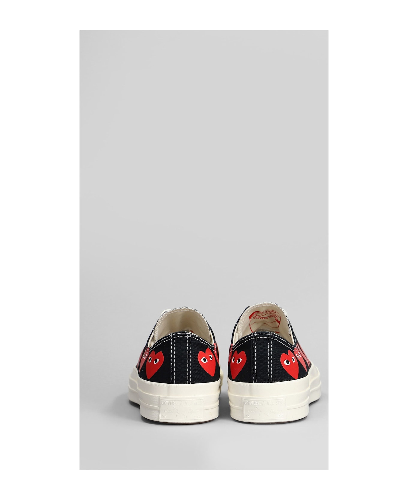 Comme des Garçons Play Chuck 70 Cdg Low Sneakers In Black Cotton - black