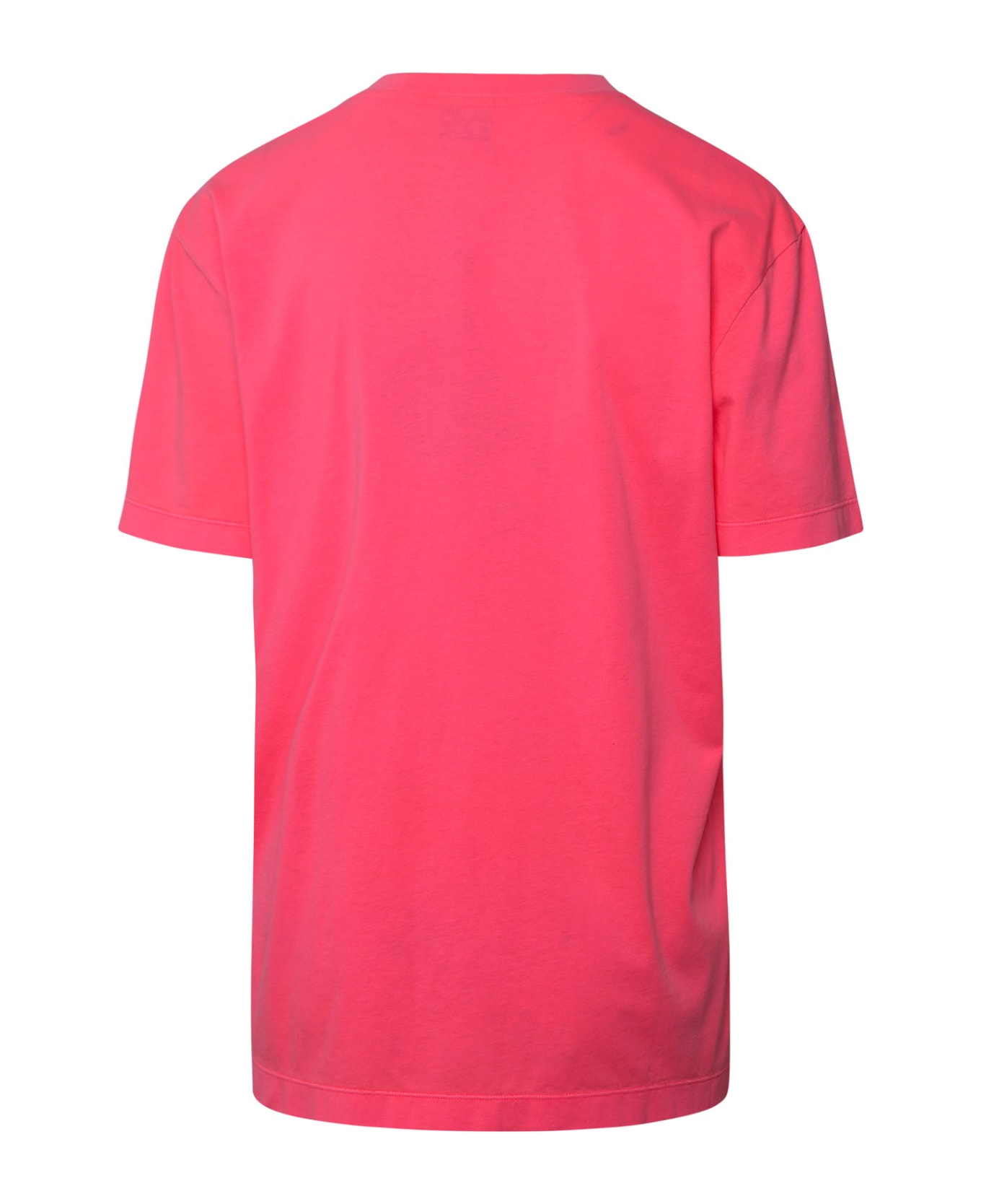 Patou Essential Logo Neon Pink Cotton T-shirt - Pink