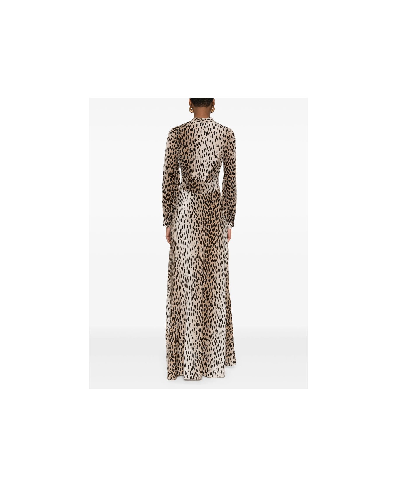 RIXO Dress - NEUTRALS/BLACK