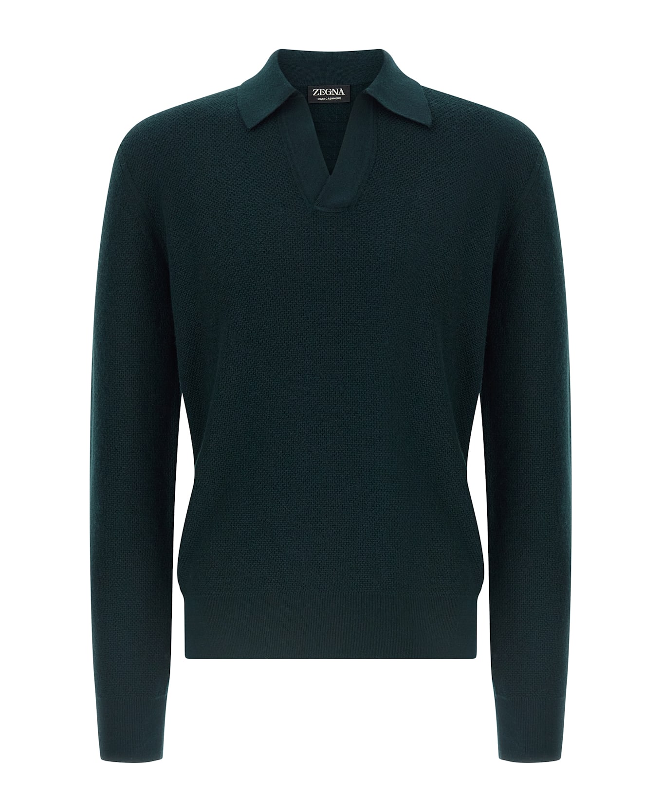 Zegna Polo Oasi Cashmere - Green