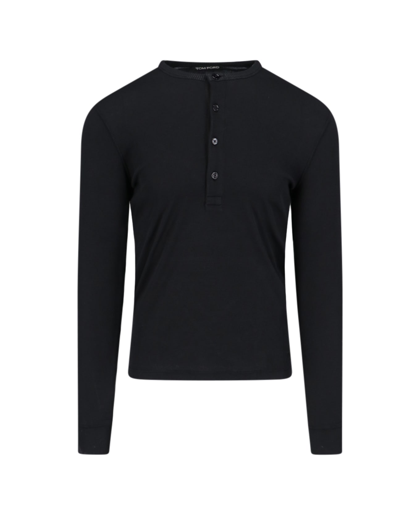 Tom Ford 'henley' T-shirt - Black  