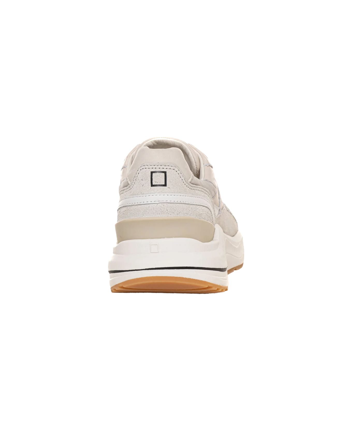 D.A.T.E. White Fuga Running Sneakers - White