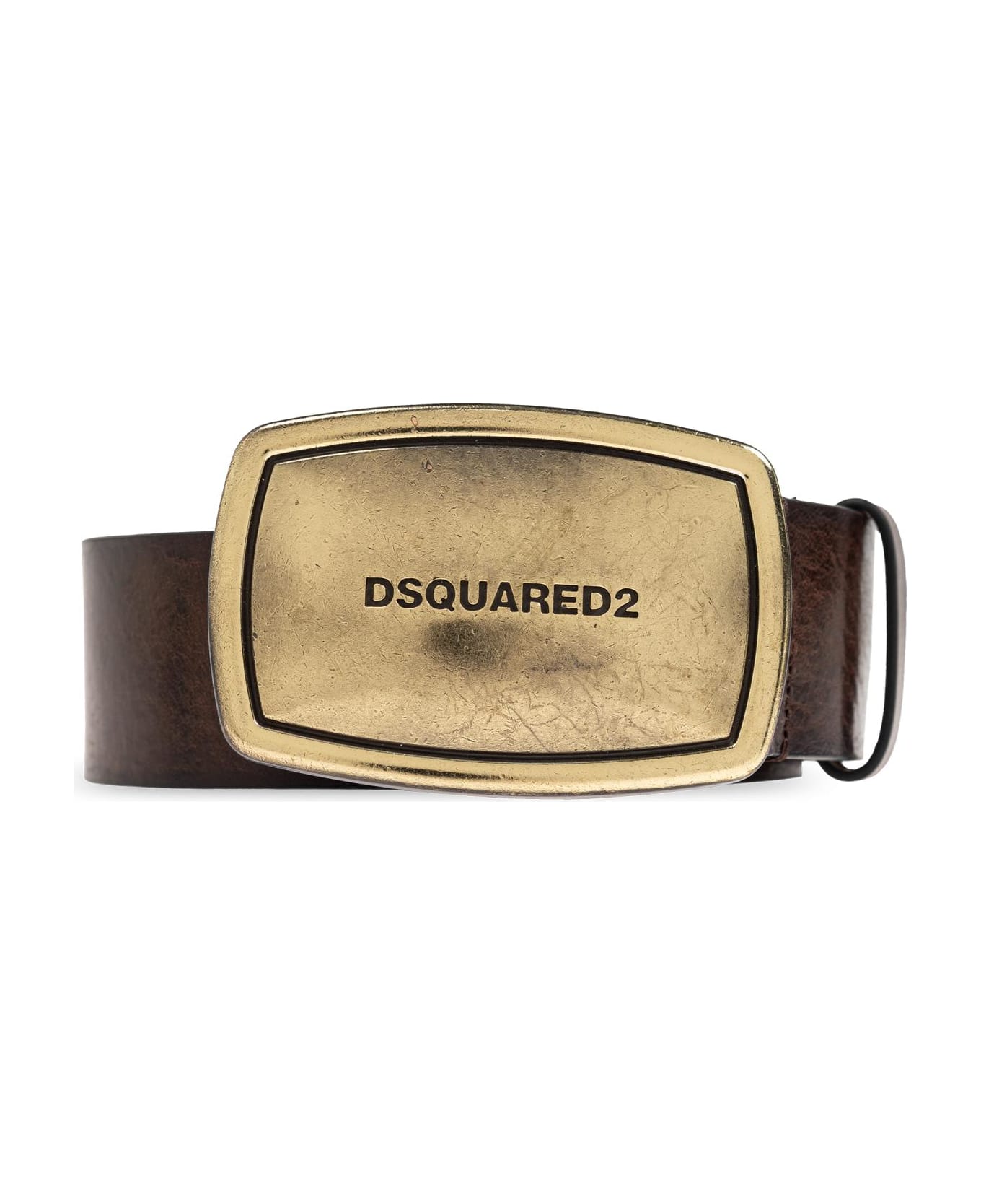 Dsquared2 Leather Belt - BROWN