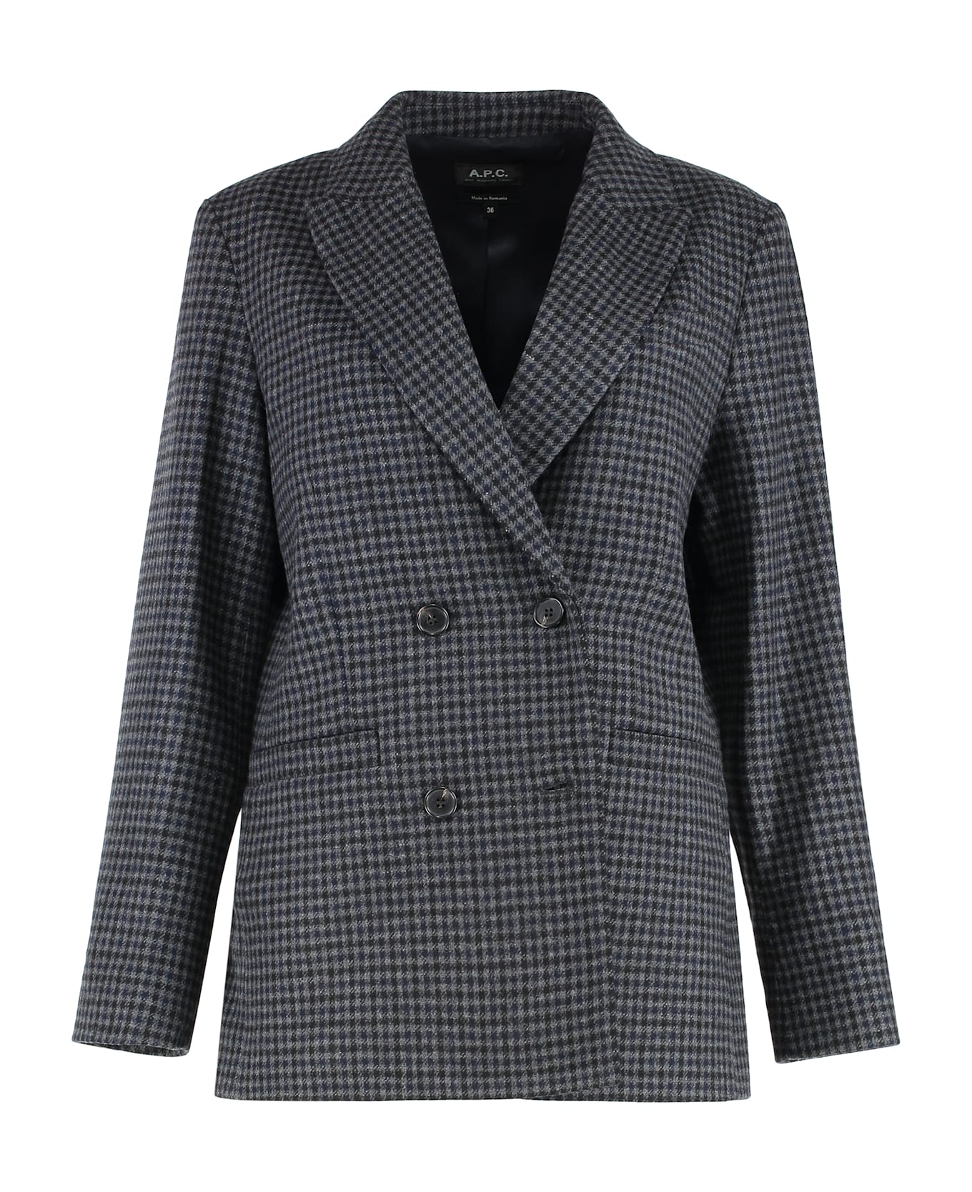 A.P.C. Lucy Double Breasted Blazer - blue