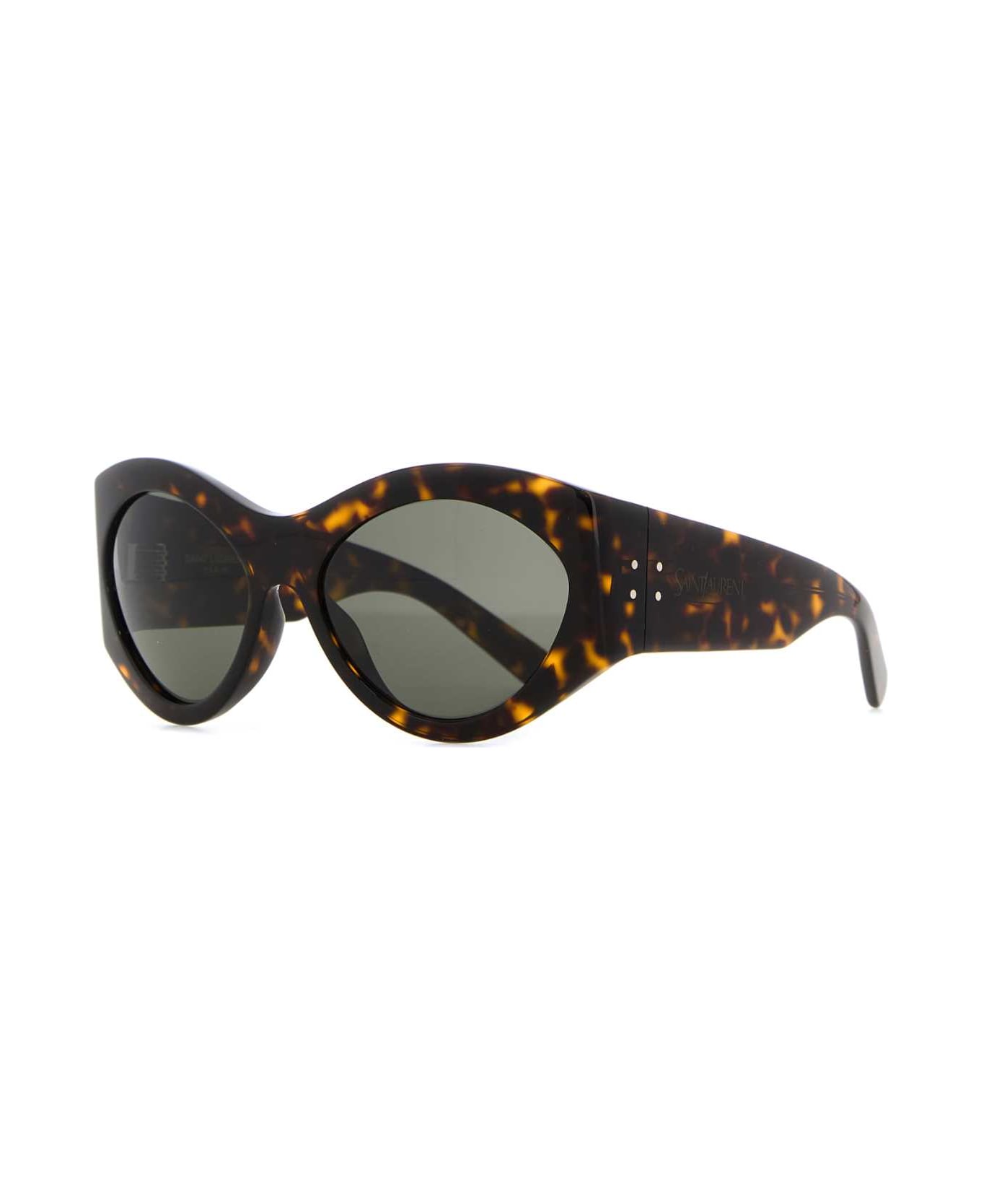 Saint Laurent Printed Acetate Sl 854 Sunglasses - HAVANAHAVANAGREY