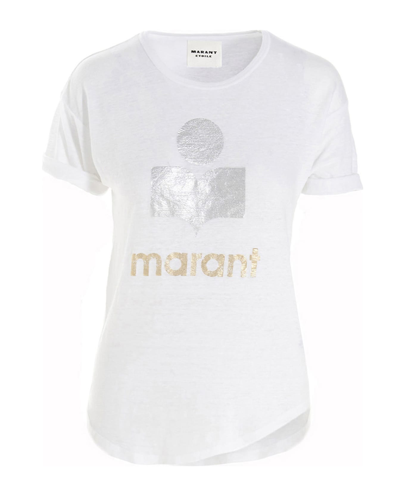 Marant Étoile Koldi Linen T-shirt - White