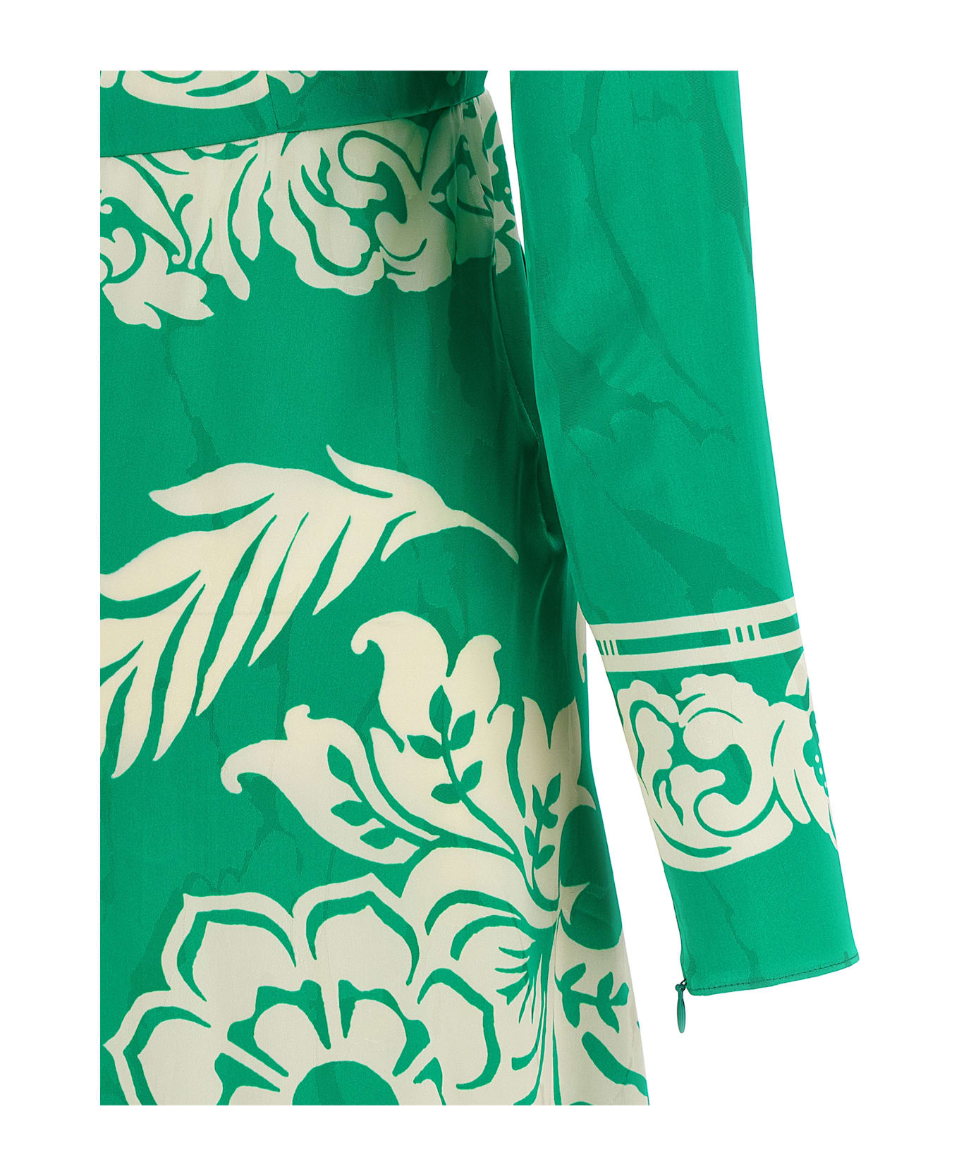 Etro Floral Midi Dress - Green