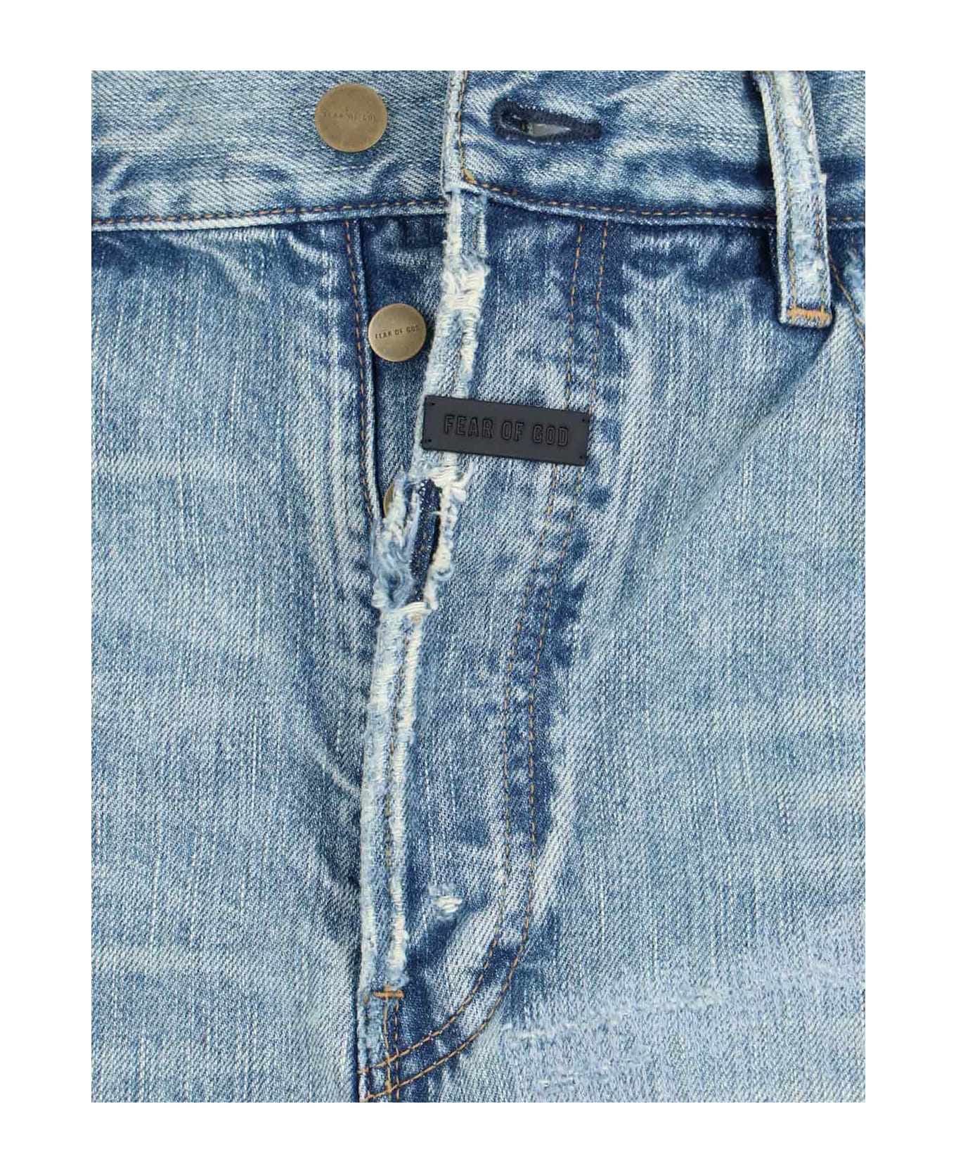 Fear of God Straight Jeans - Light Blue