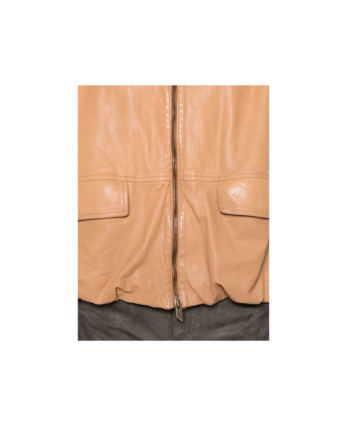 Salvatore Santoro Leather Waistcoat - BROWN