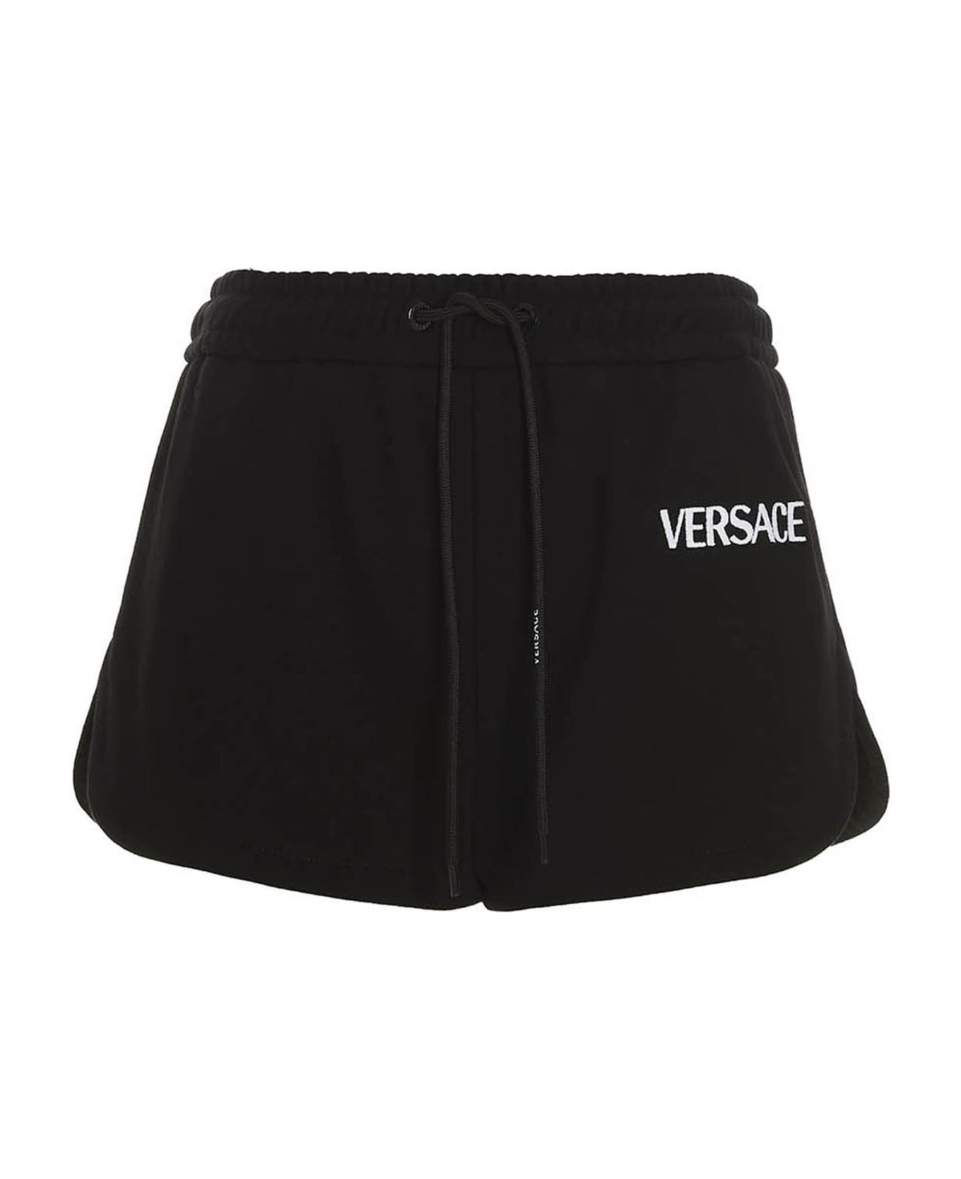 Versace Logo Shorts - Black  
