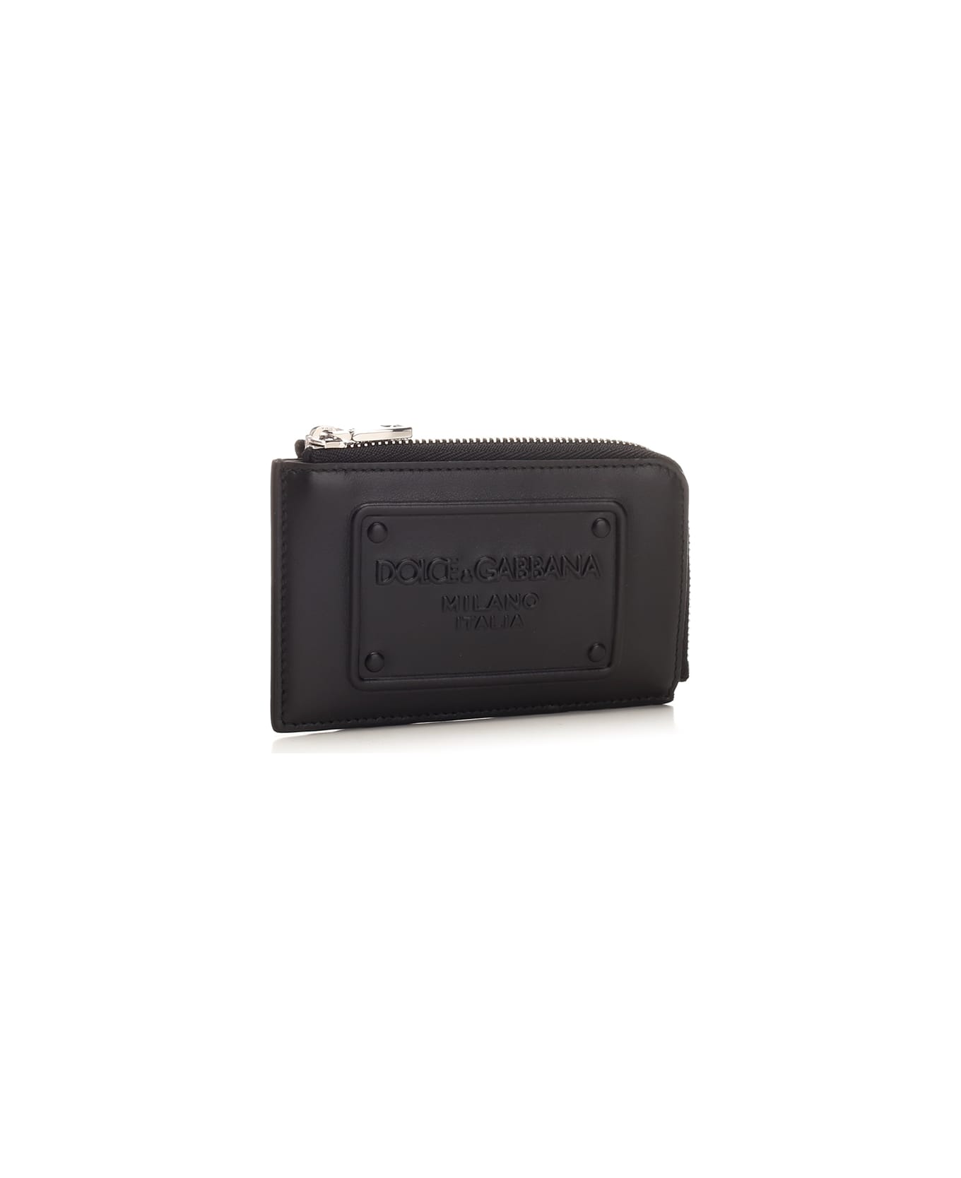 Dolce & Gabbana Zipped Card Holder - Black