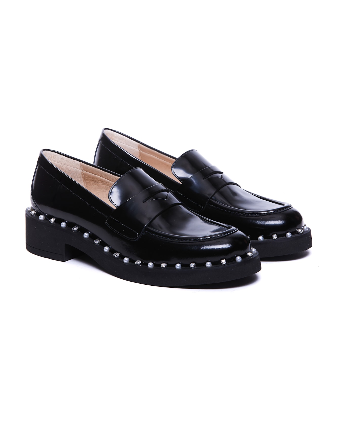 Stuart Weitzman Reverie Loafers - Black