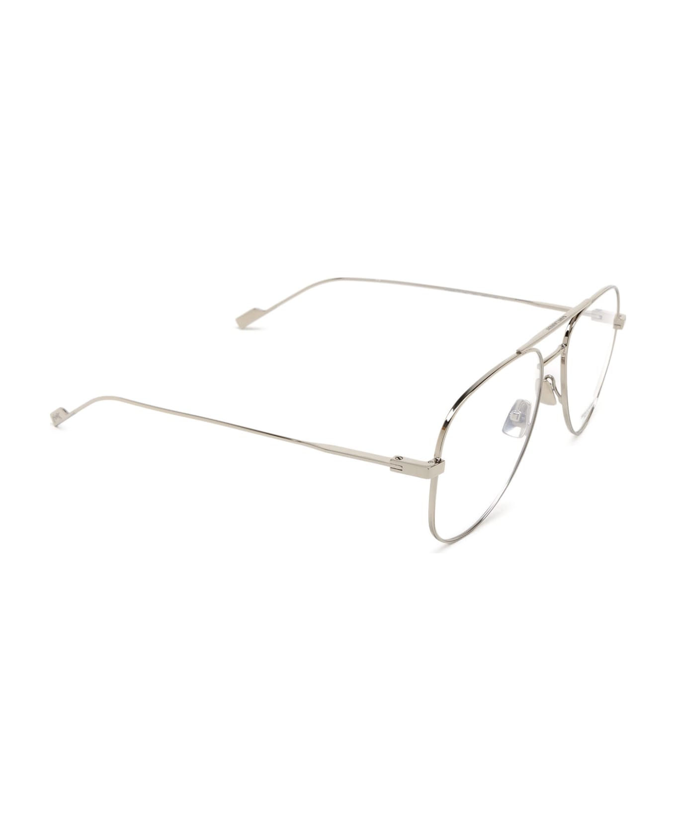 Saint Laurent Eyewear Classic 11 Ysl Silver Glasses - Silver アイウェア