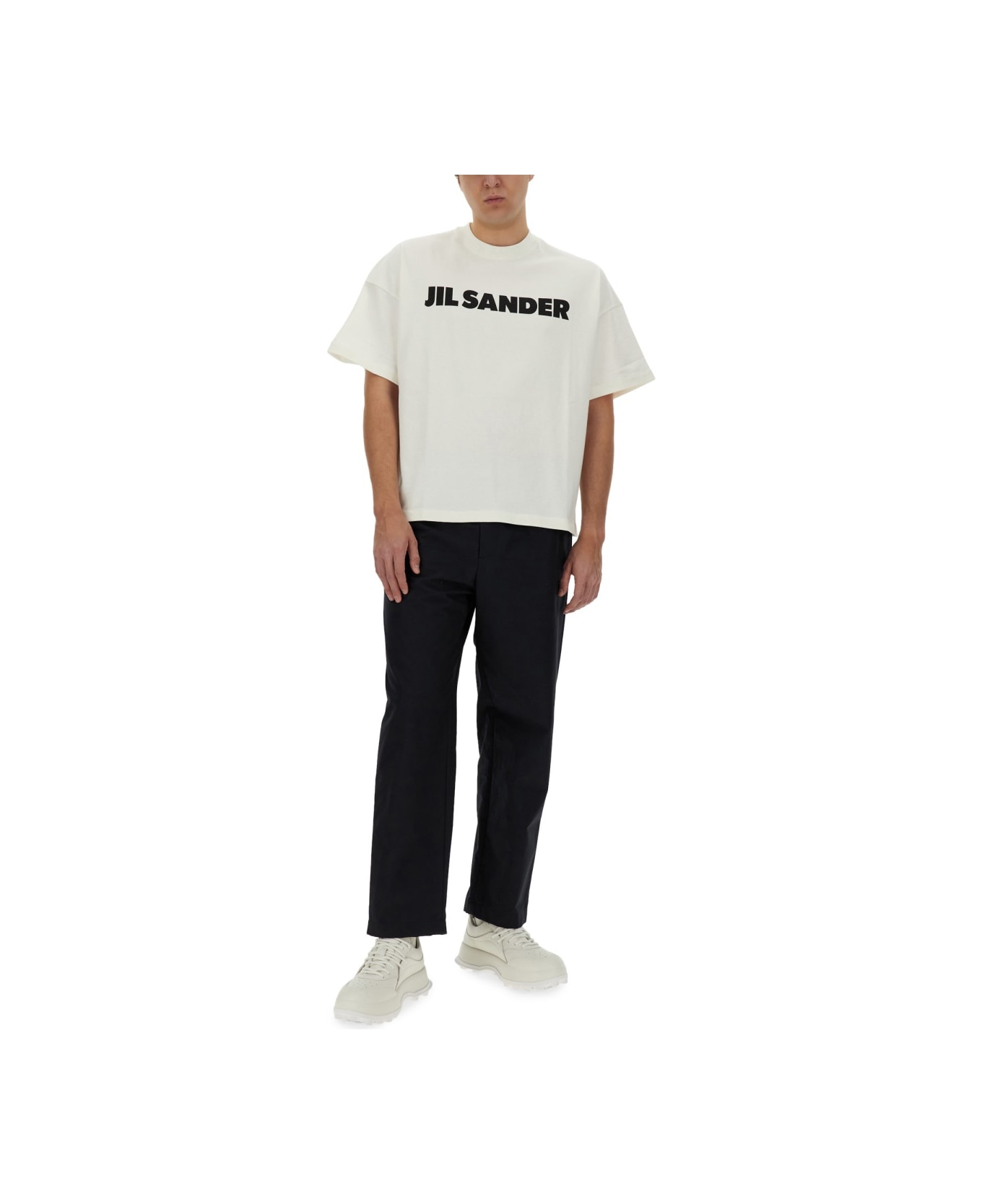 Jil Sander T-shirt With Print - IVORY