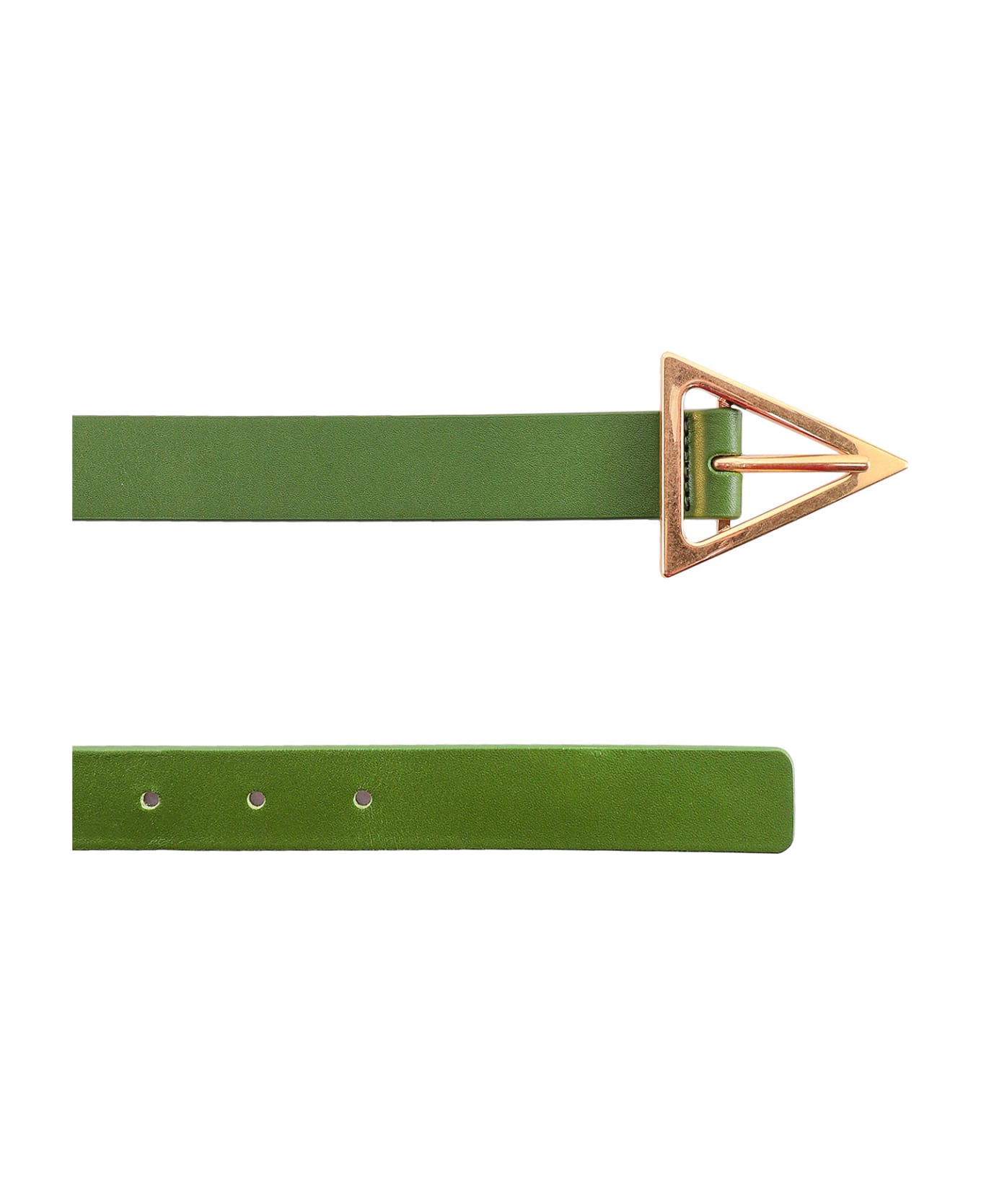 Bottega Veneta Green Leather Belt - VERDE