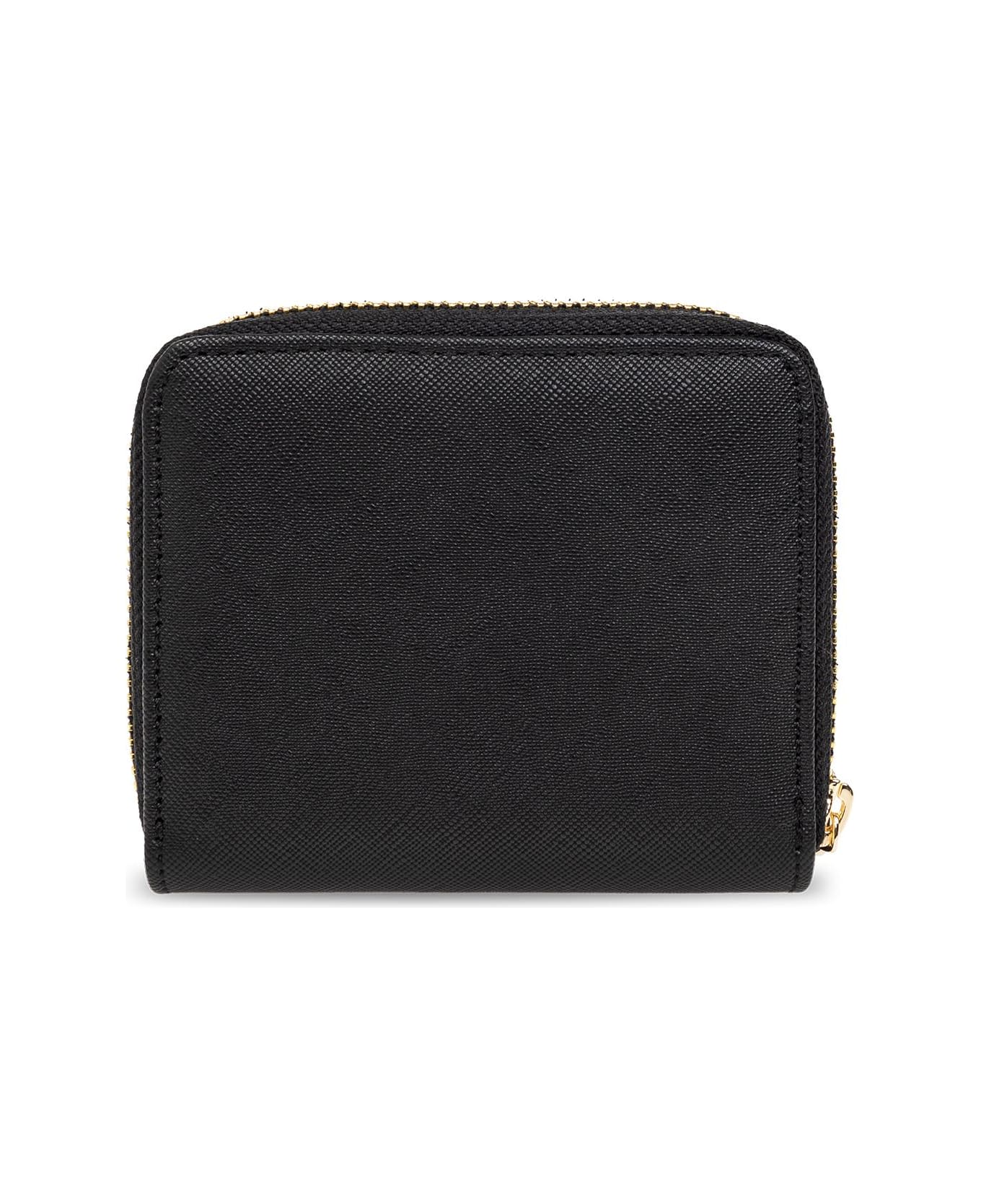 Versace Jeans Couture Logo Plaque Around-zip Wallet