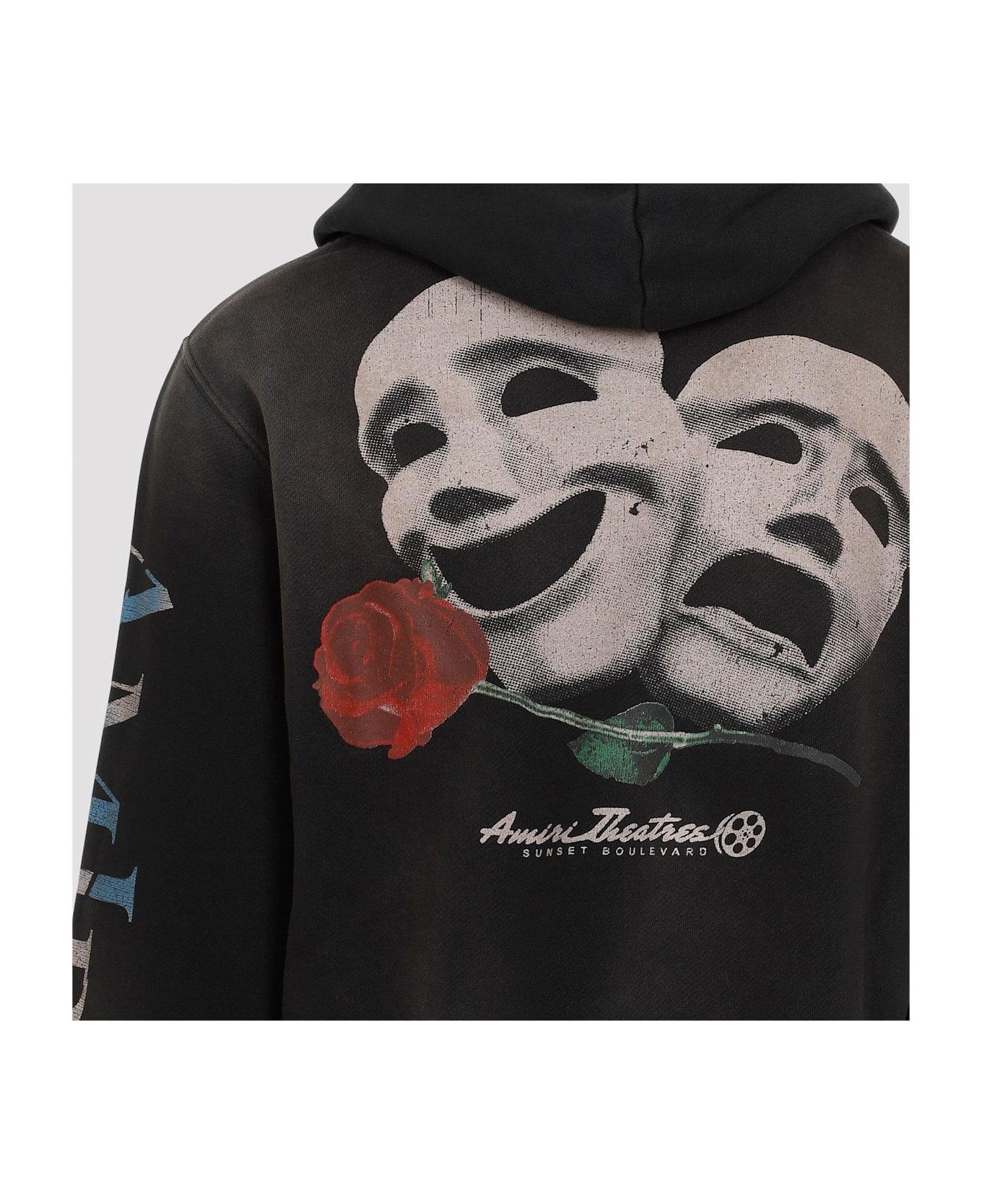 AMIRI Theatre Mask Hoodie - Black フリース