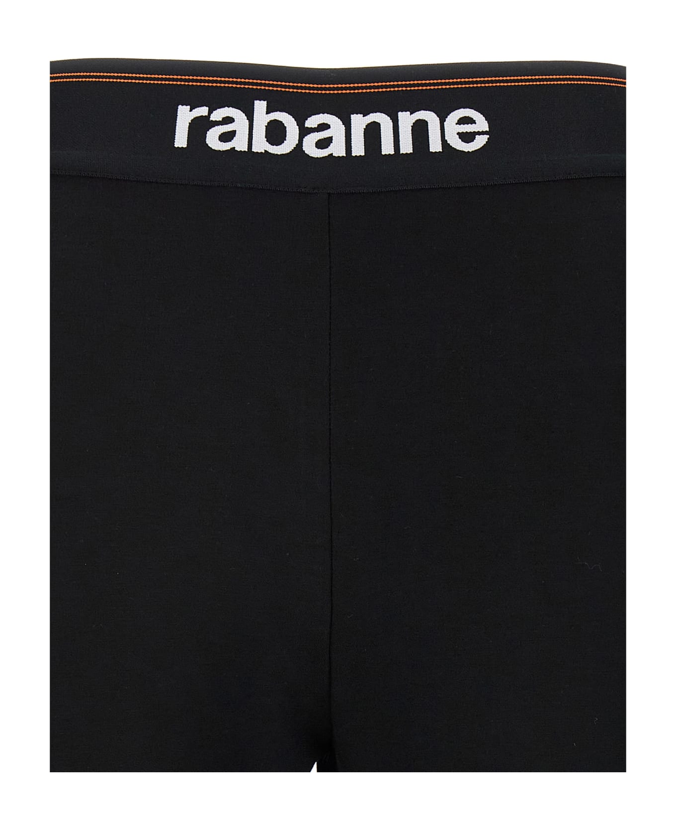 Paco Rabanne Logo Leggings - Black  