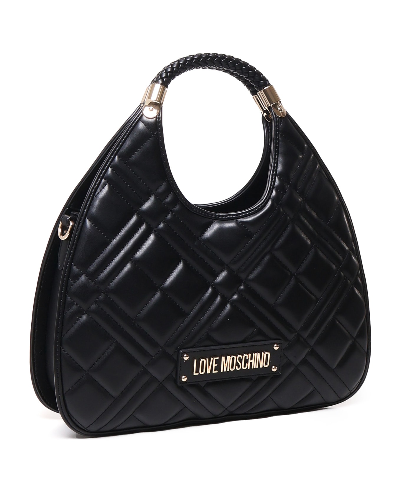 Love Moschino Quilted Handbag - Black