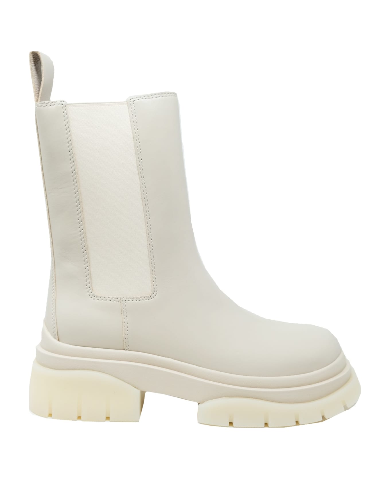 Ash Mustang Cream Ankle Boots - CREAM ブーツ