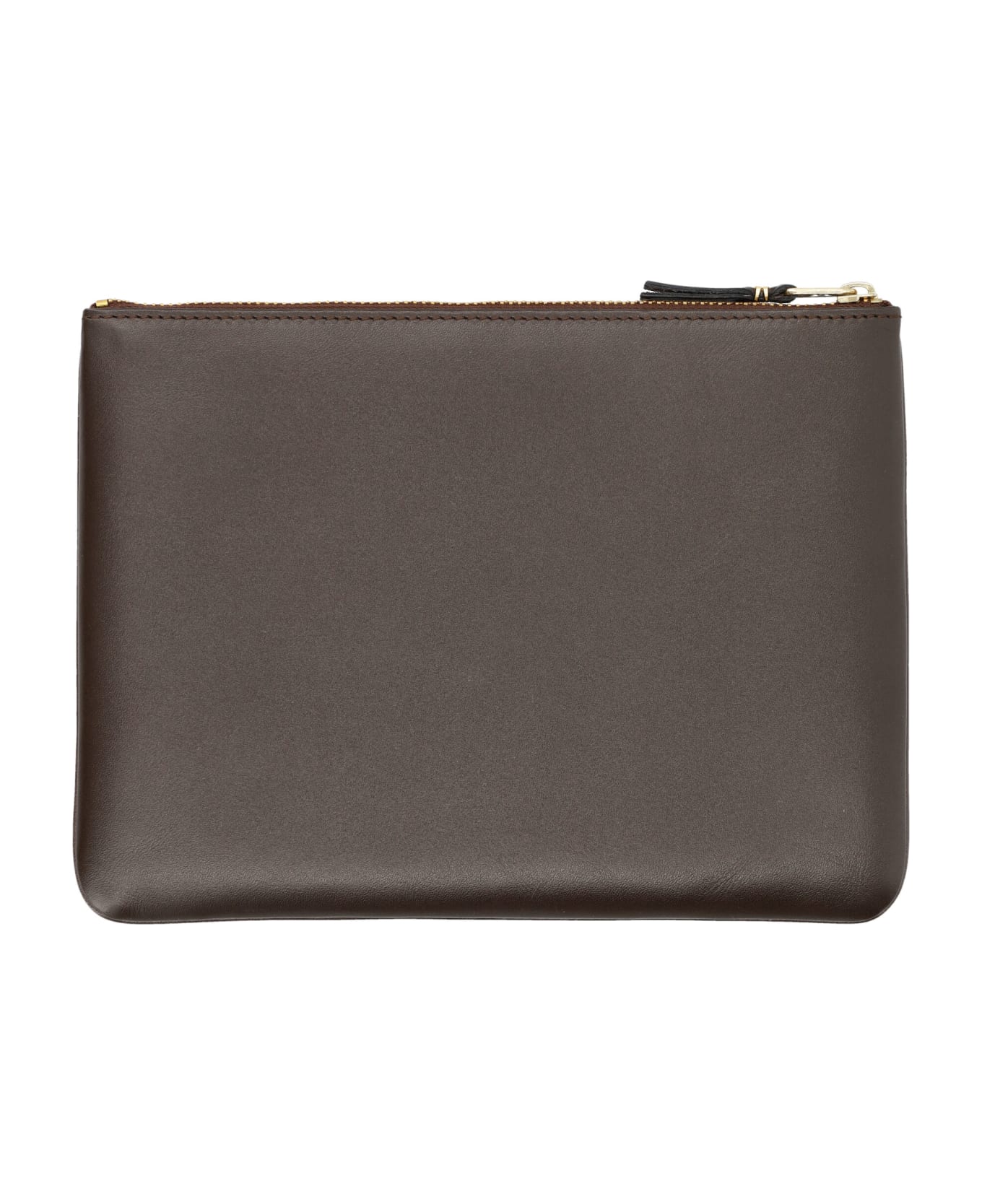 Comme des Garçons Wallet Classic Leather Pouch - BROWN