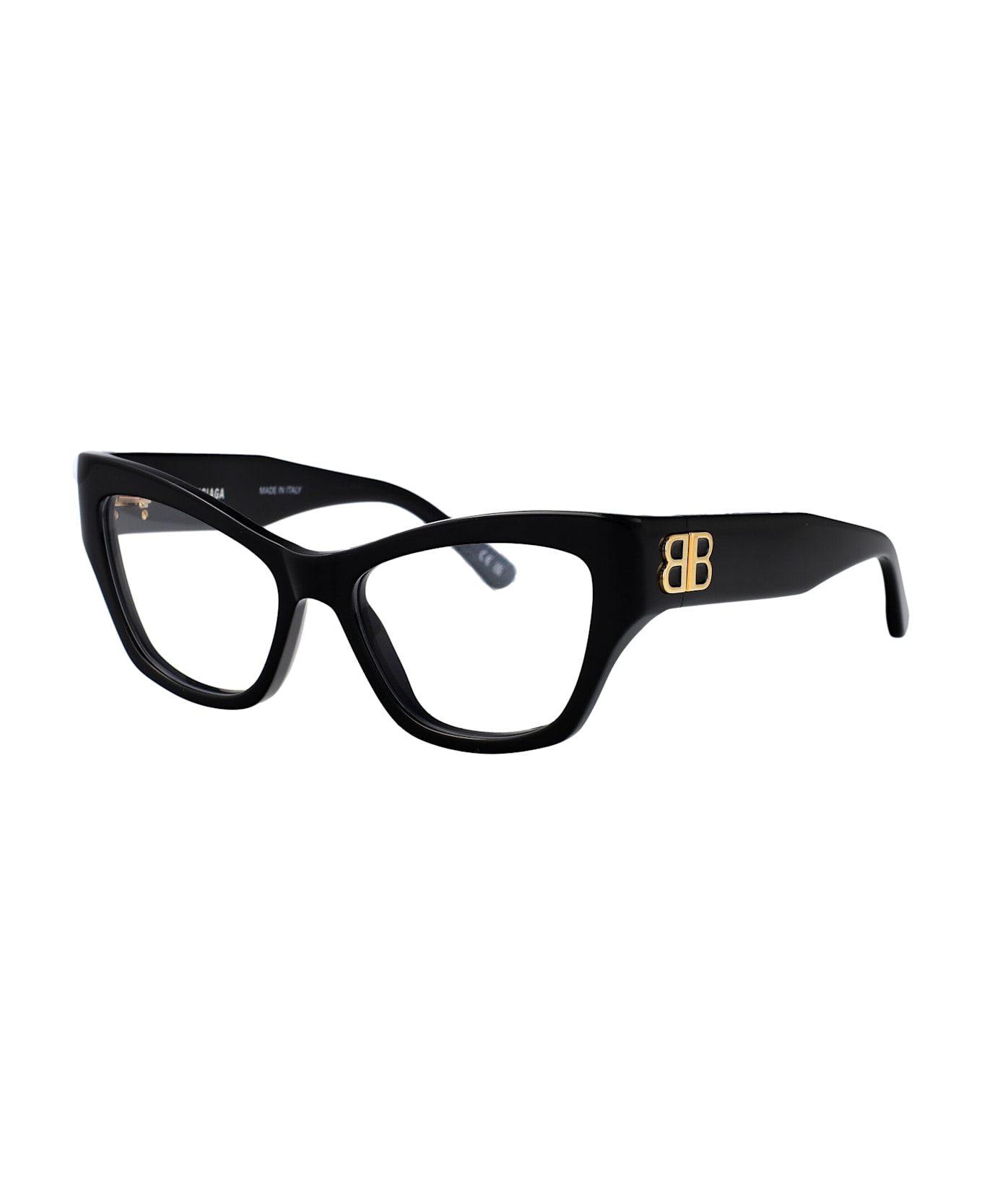 Balenciaga Eyewear Bb0362o Glasses - BLACK-BLACK-TRANSPARENT