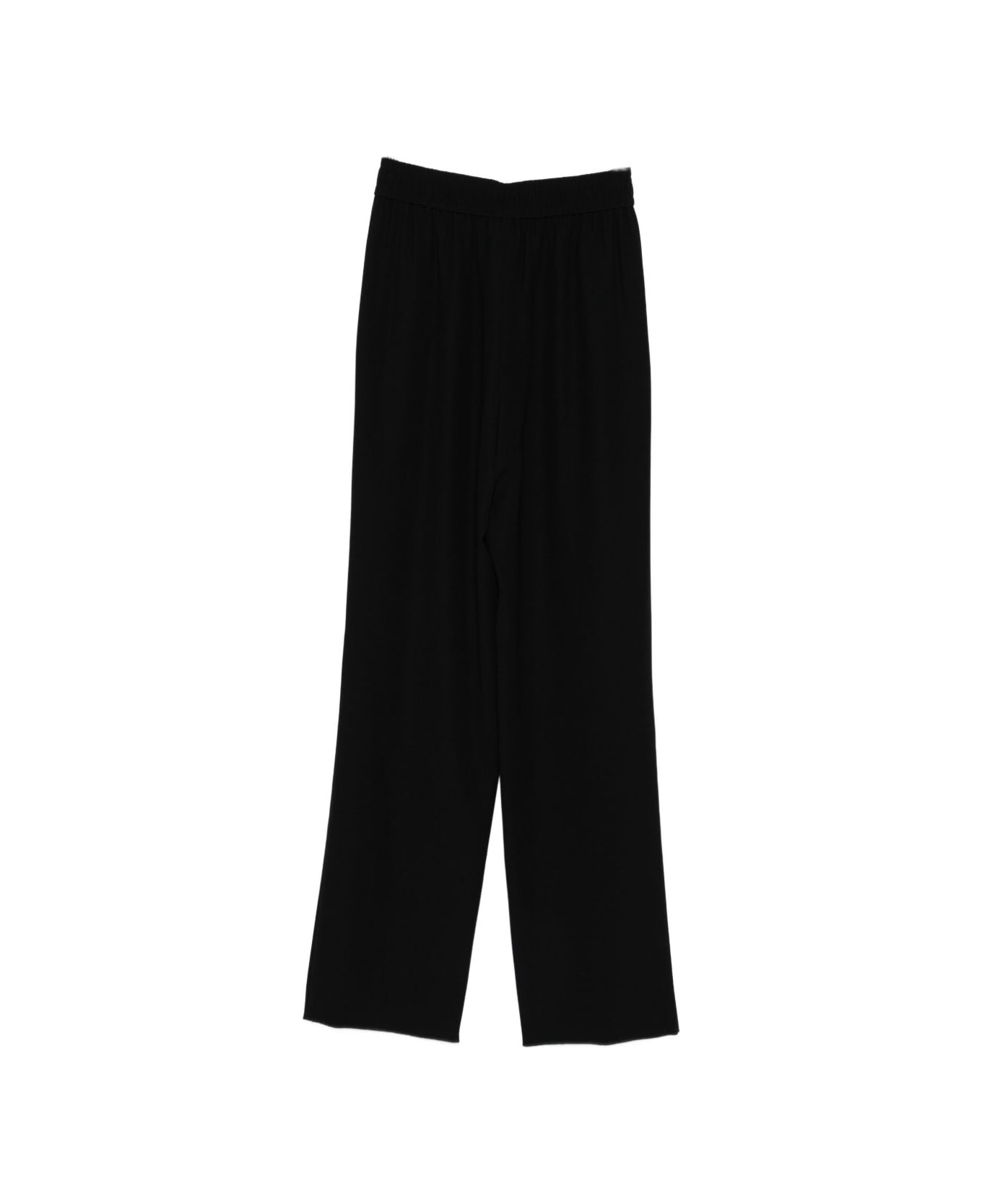 Emporio Armani Straight-leg Trousers - Black