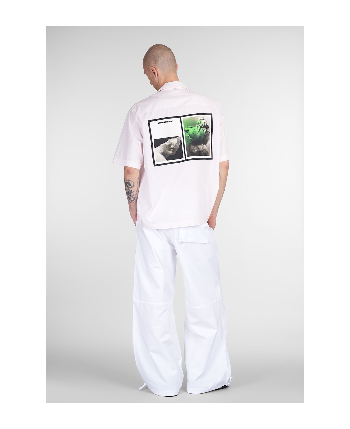 OAMC Shirt In Rose-pink Cotton - rose-pink